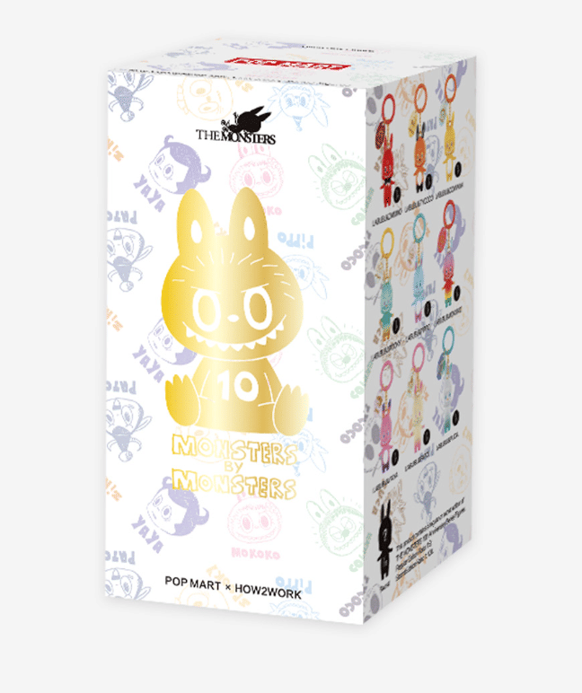 Brandonz Labubu 10th Anniversary Blind Box Series Figures THE MONSTERS keychain by POP MART
