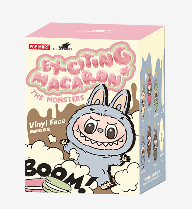 Brandonz Labubu Exciting Macaron Blind Box Vinyl Face THE MONSTERS by POP MART
