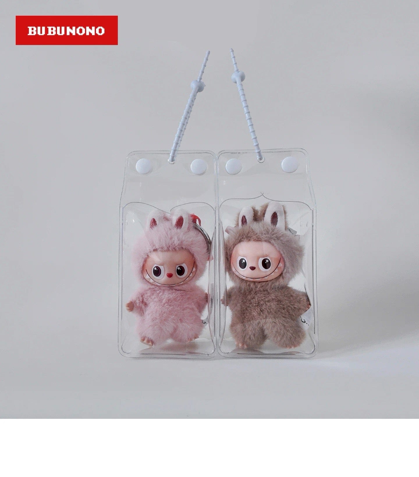 Siubigar Transparent Carry Bag for Labubu 4.0