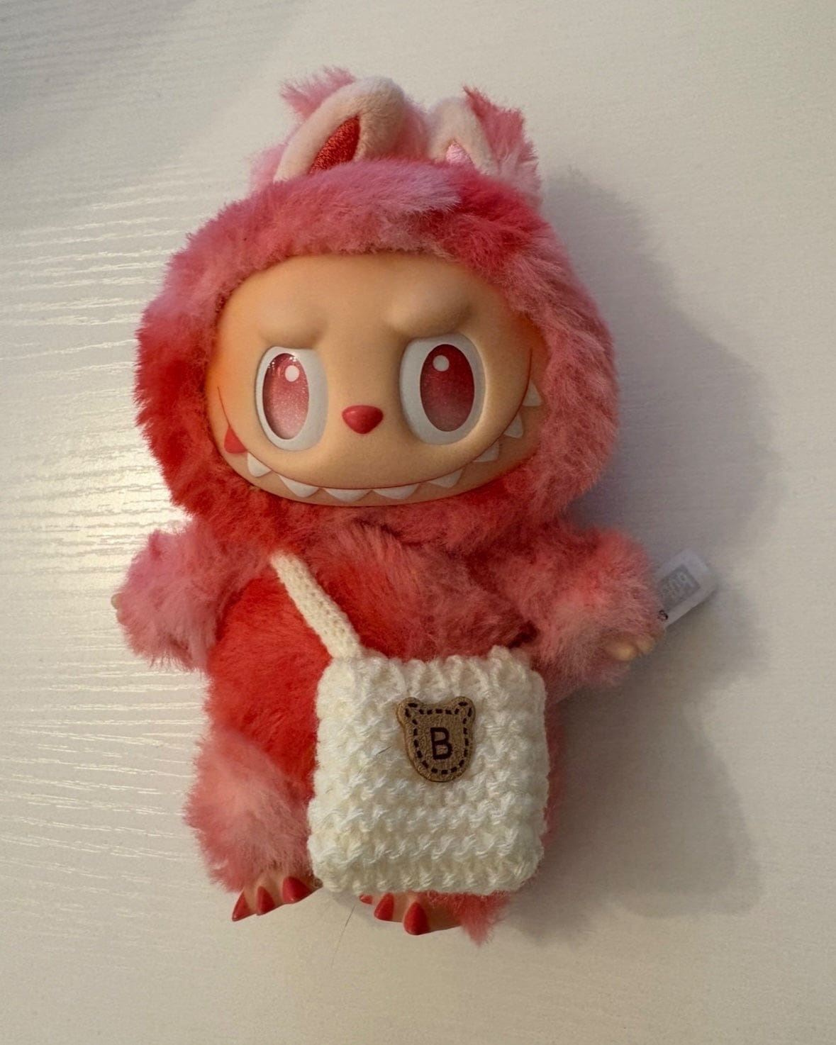 Cctlanna White bear bag - Labubu accessories
