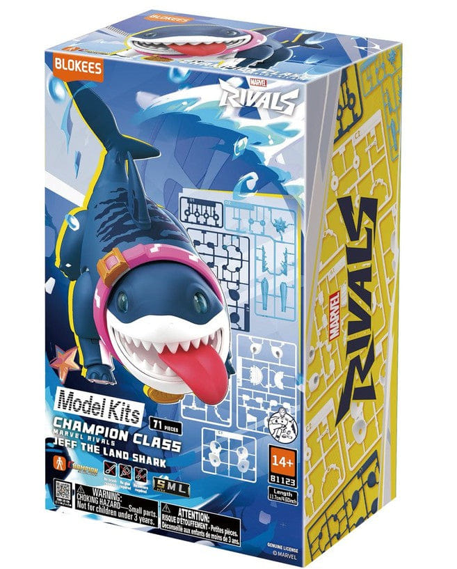 Funko Pop Blokees Marvel Rivals Jeff The Land Shark Champion Class Model Kit