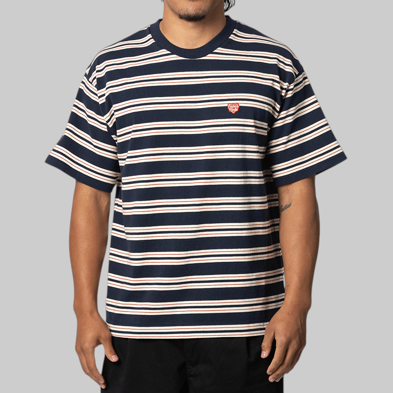 Human Made Striped T - Shirt - Navy
