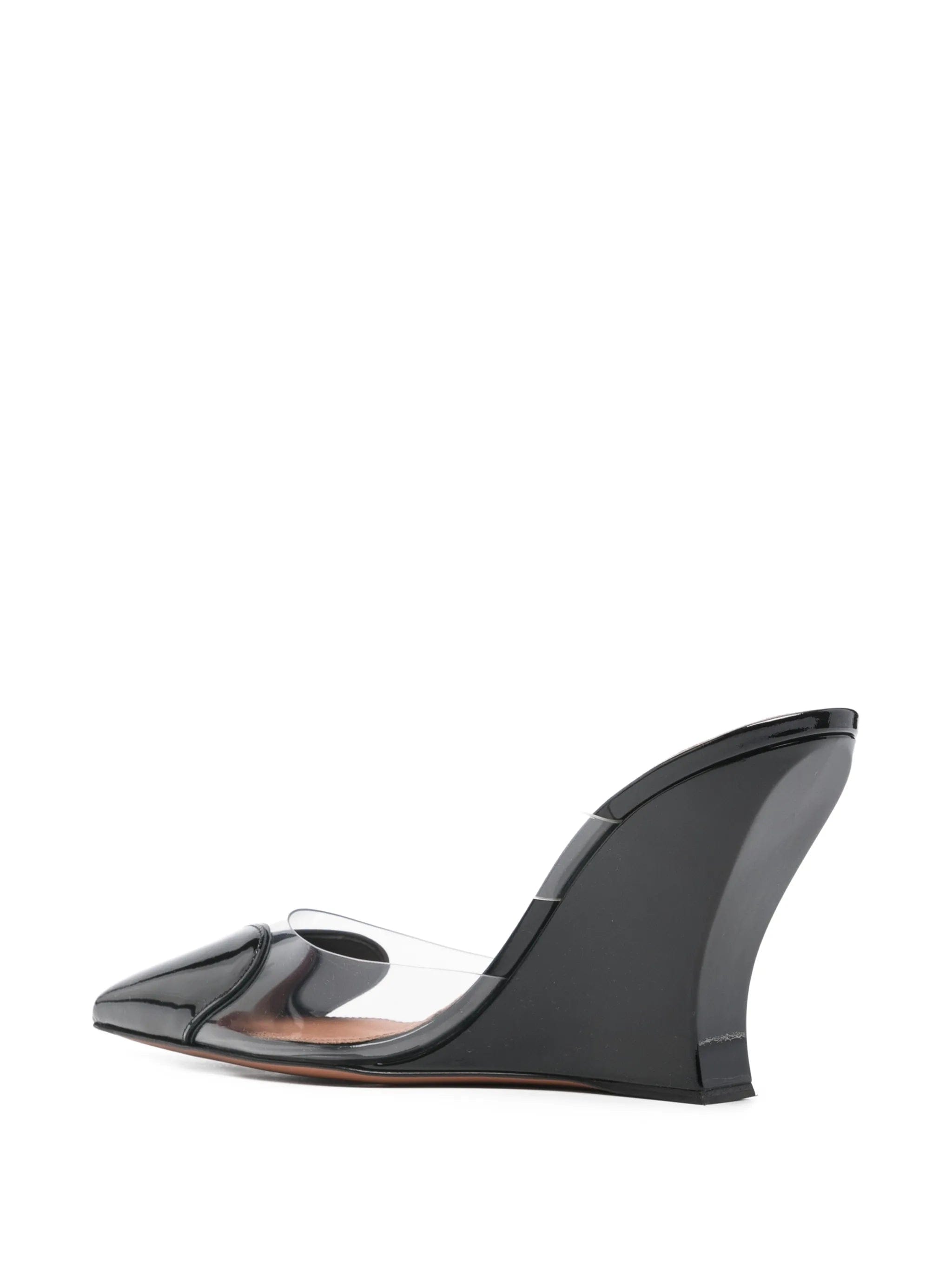 Alaïa Le Coeur heart - motif wedge mules