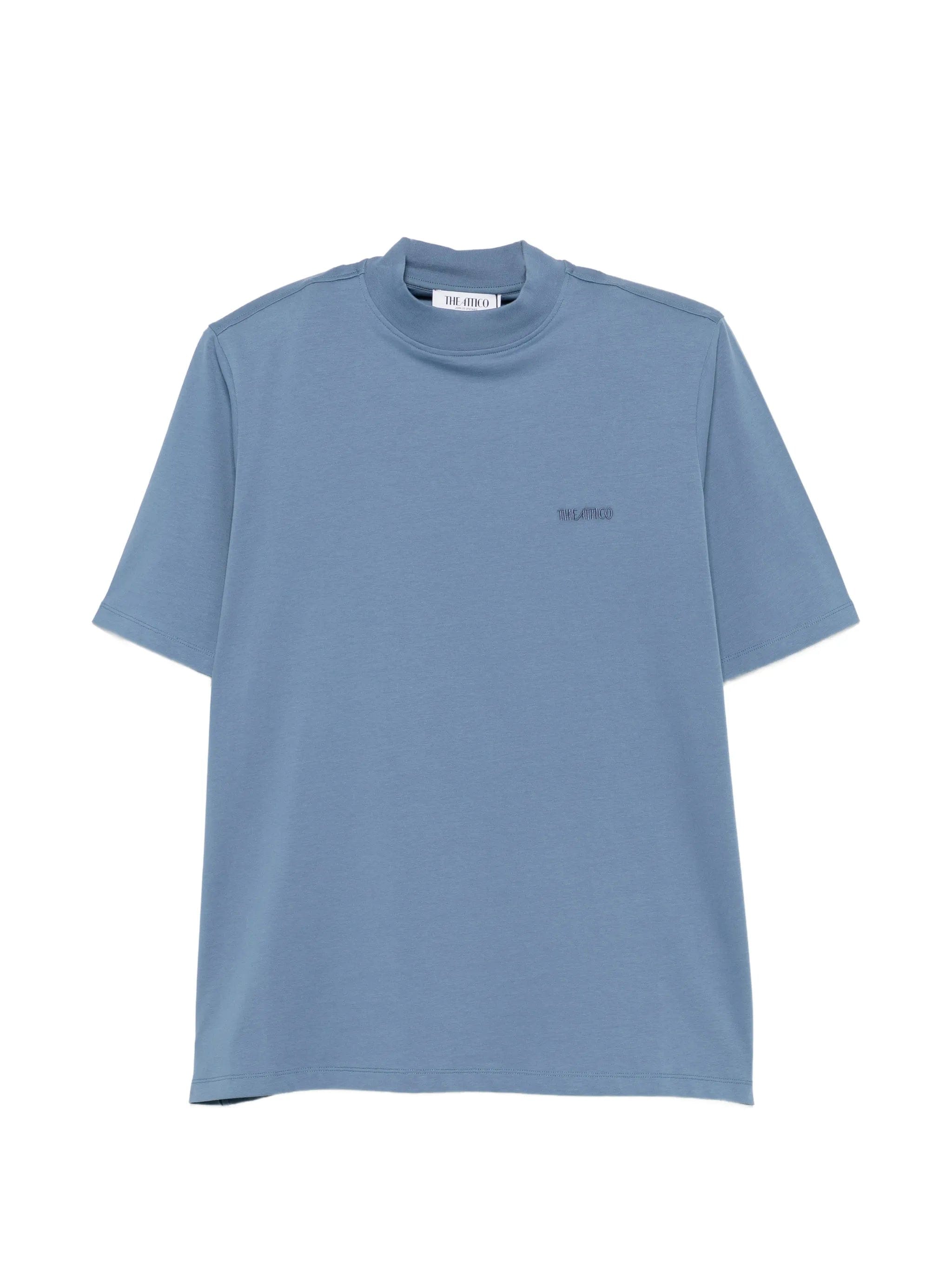 The Attico logo - print high - neck T - shirt