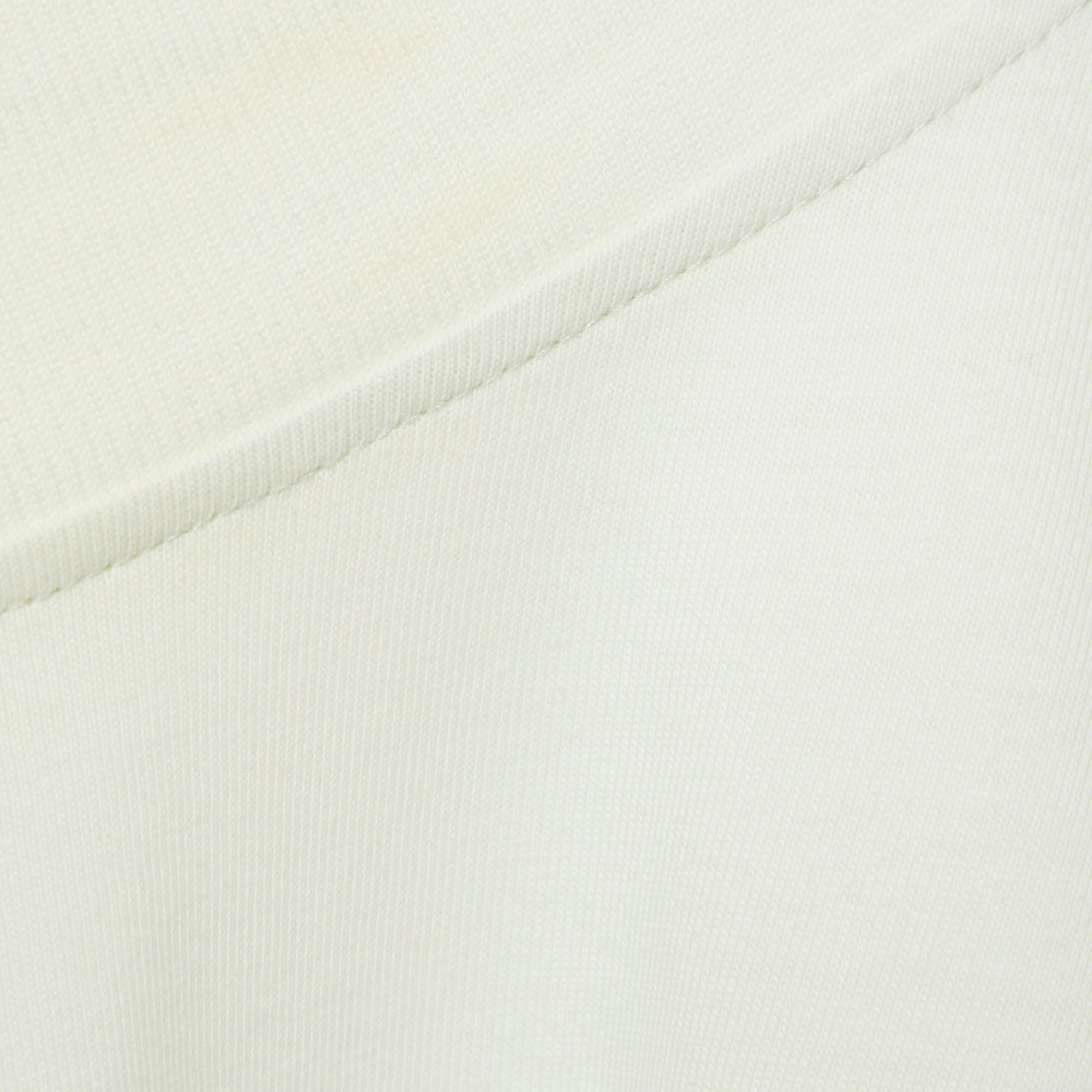The Attico Light Green Cotton Kilie Mock Neck T - Shirt