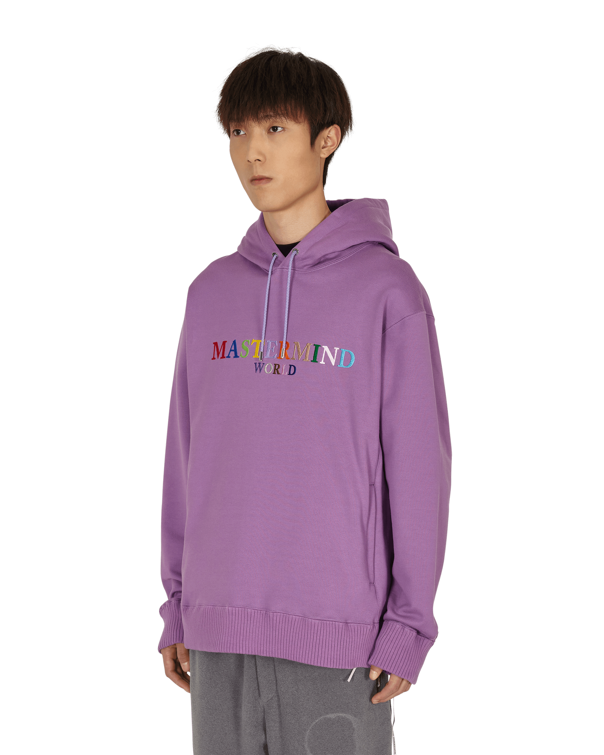 Mastermind World Logo Hooded Sweatshirt Purple