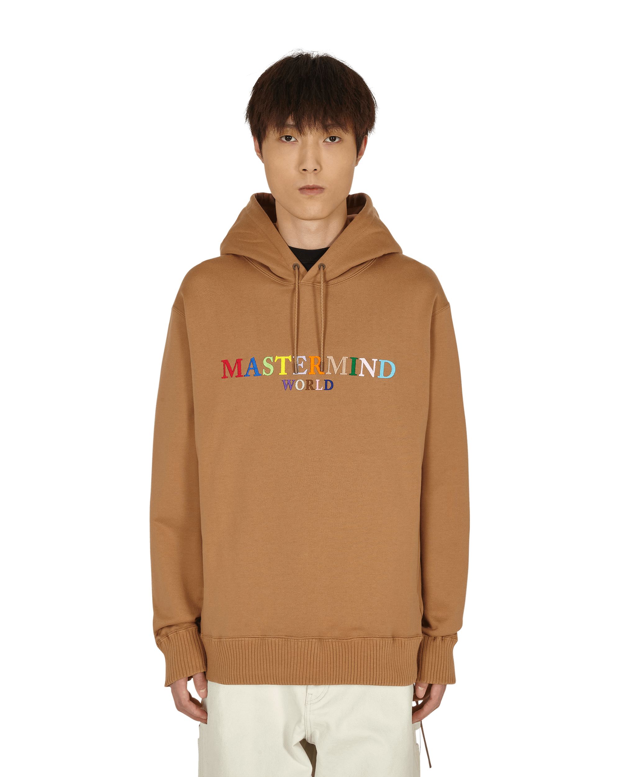 Mastermind World Logo Hooded Sweatshirt Brown