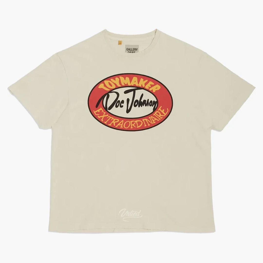 Gallery Dept. Toymaker Doc Johnson T-Shirt Antique White/cream
