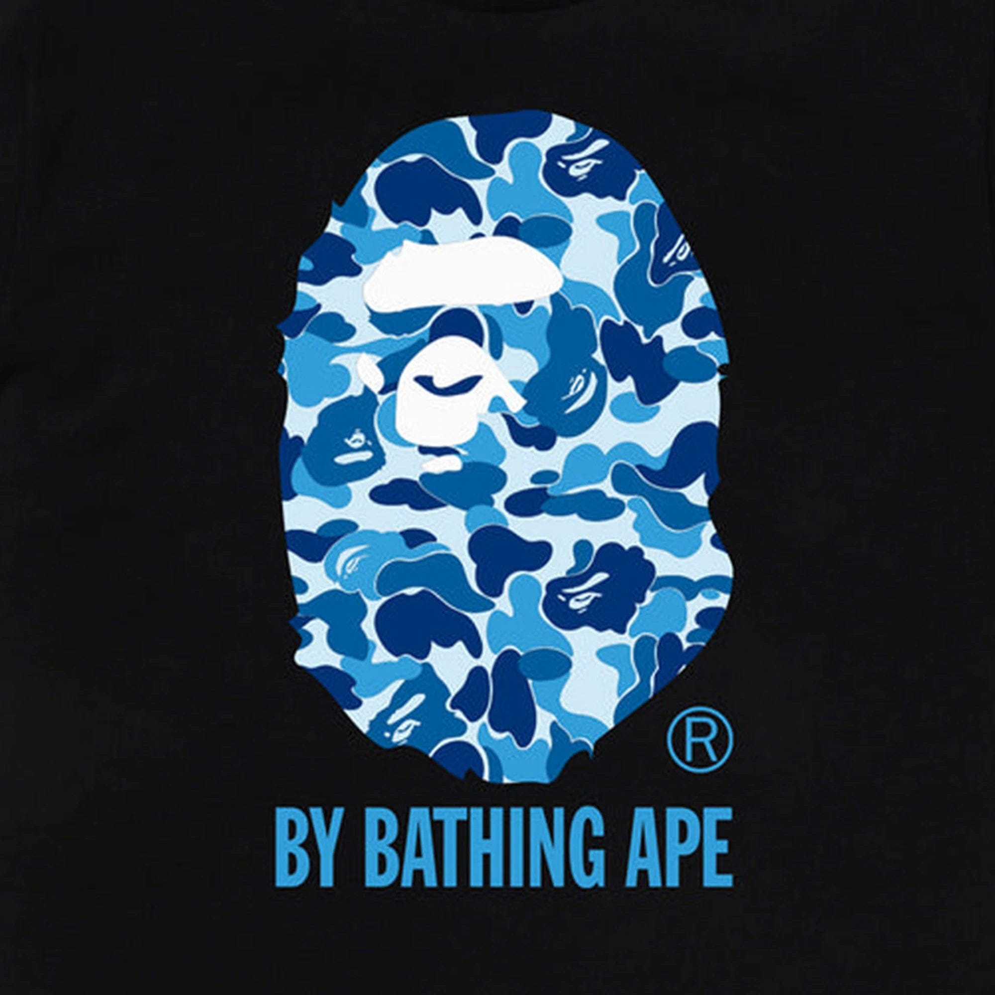 A Bathing Ape BAPE ABC Camo By Bathing Ape T-Shirt Black / Blue