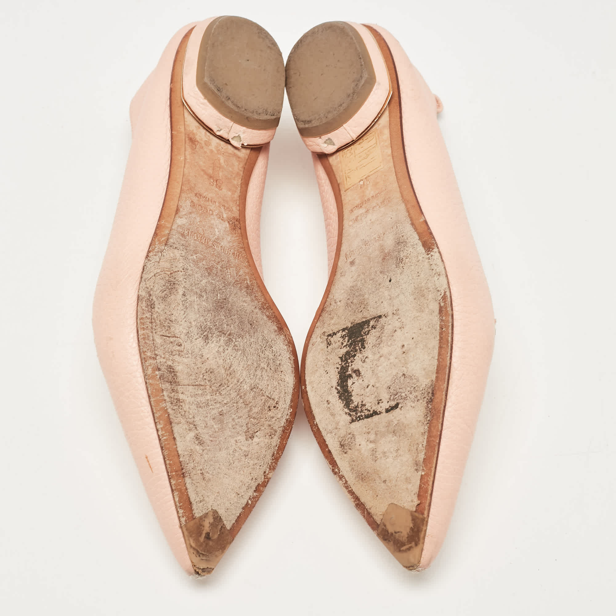 Nicholas Kirkwood Pink Leather Beya Loafers