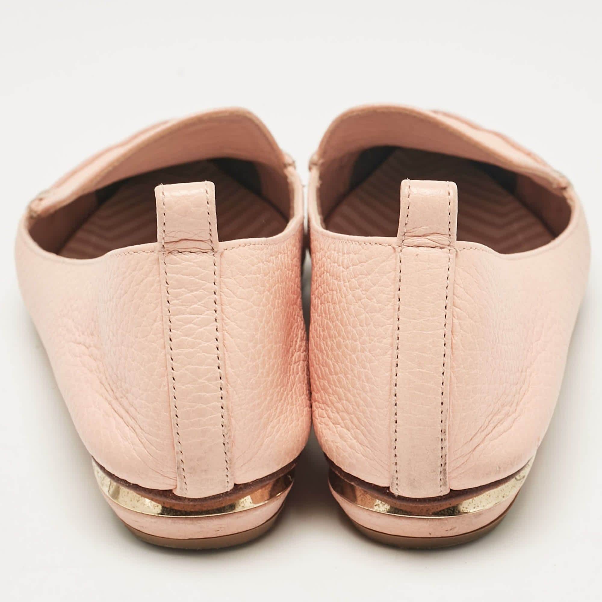 Nicholas Kirkwood Pink Leather Beya Loafers