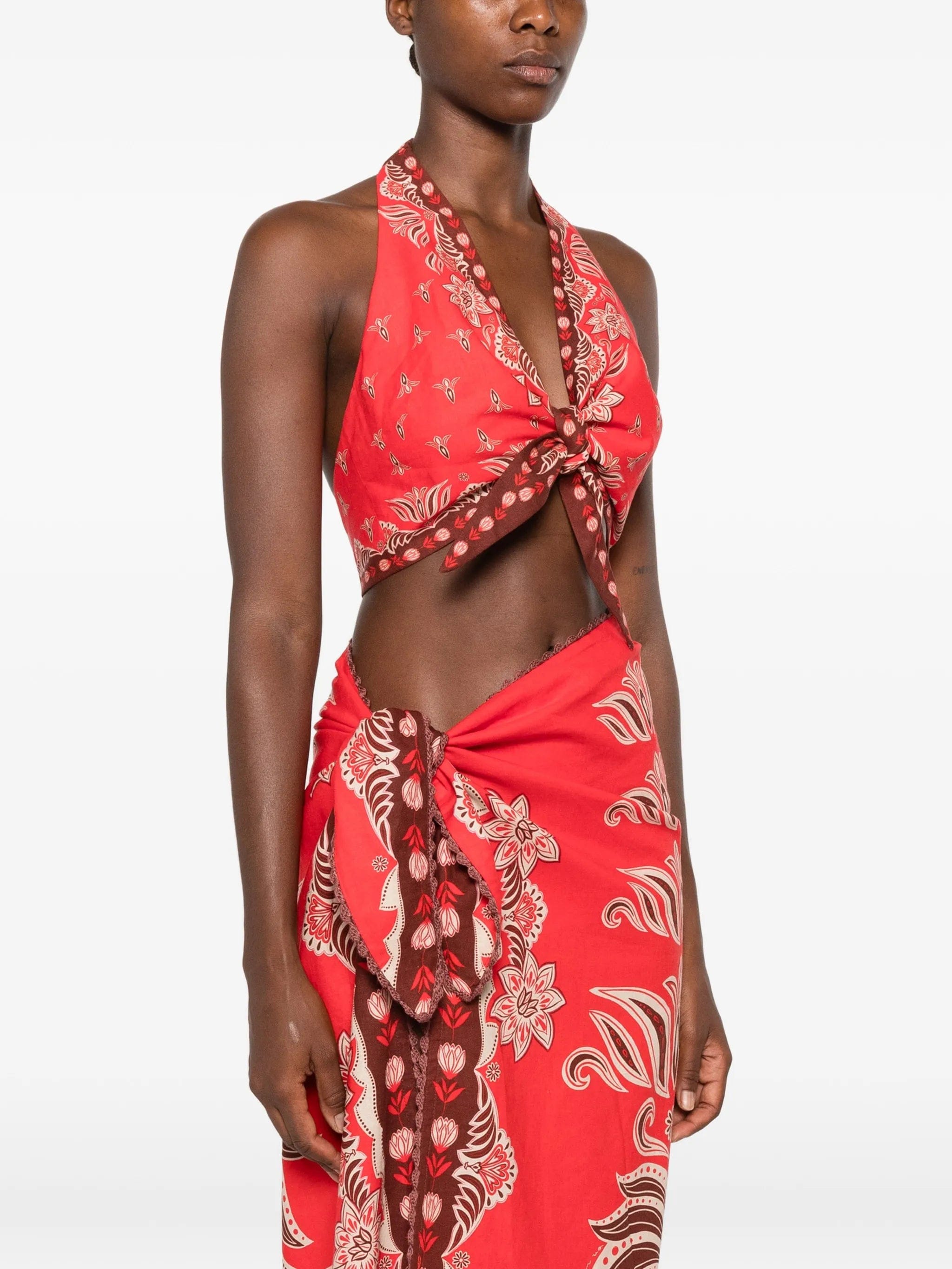 FARM Rio Ainika floral - print blouse