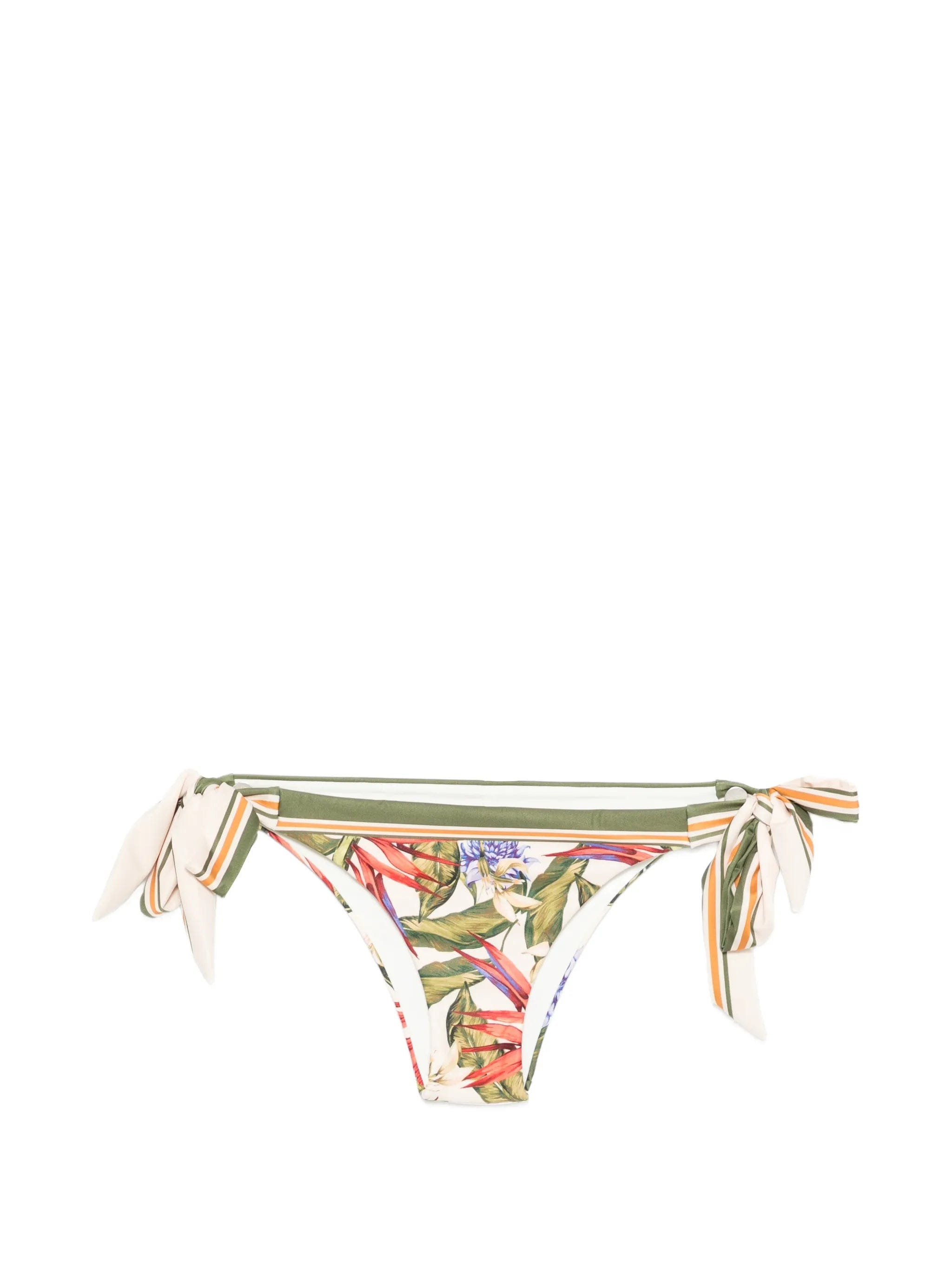 FARM Rio Strilitzia floral - print side - tie bikini bottoms