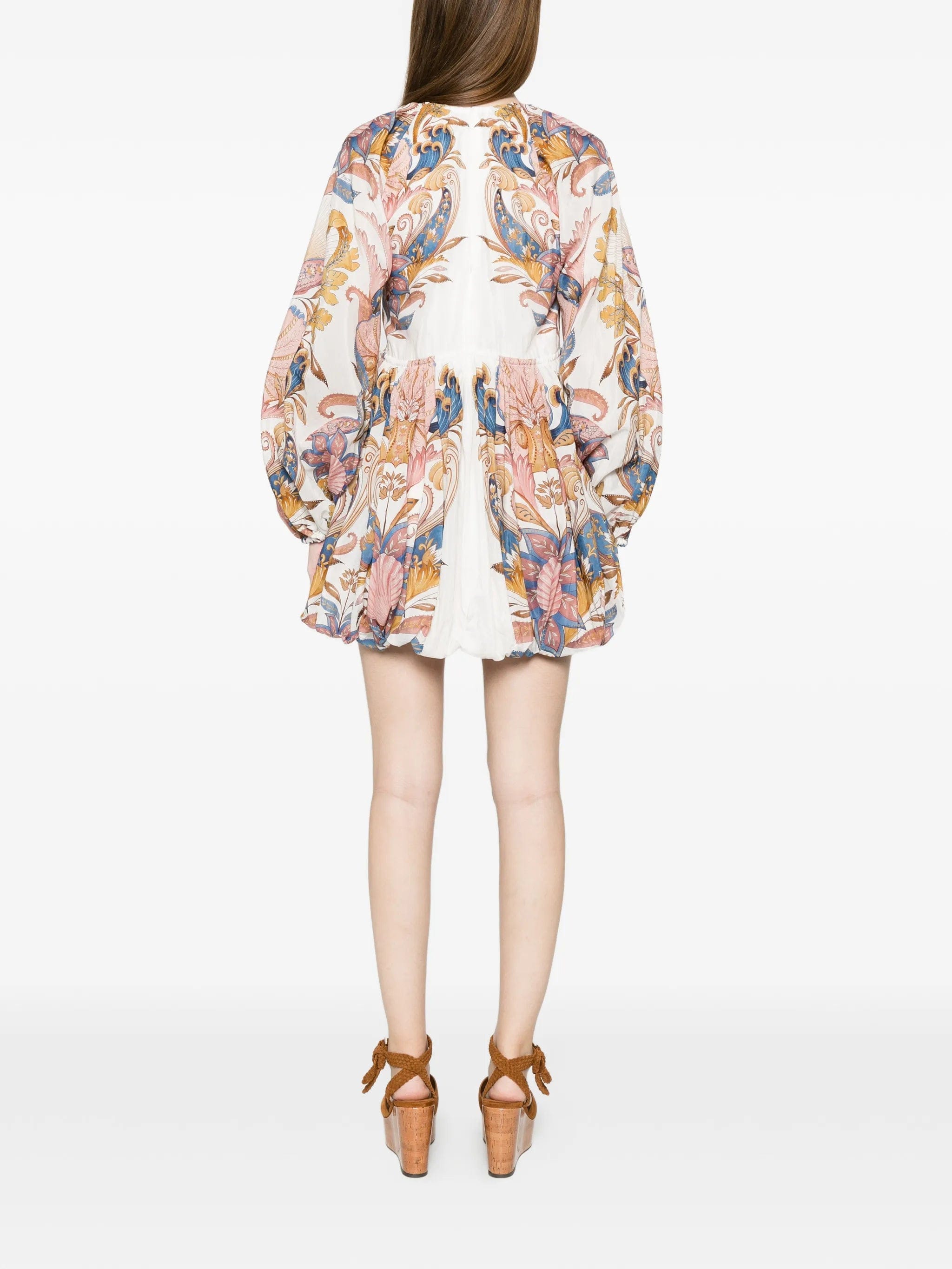 FARM Rio Sea Garden floral - print mini dress