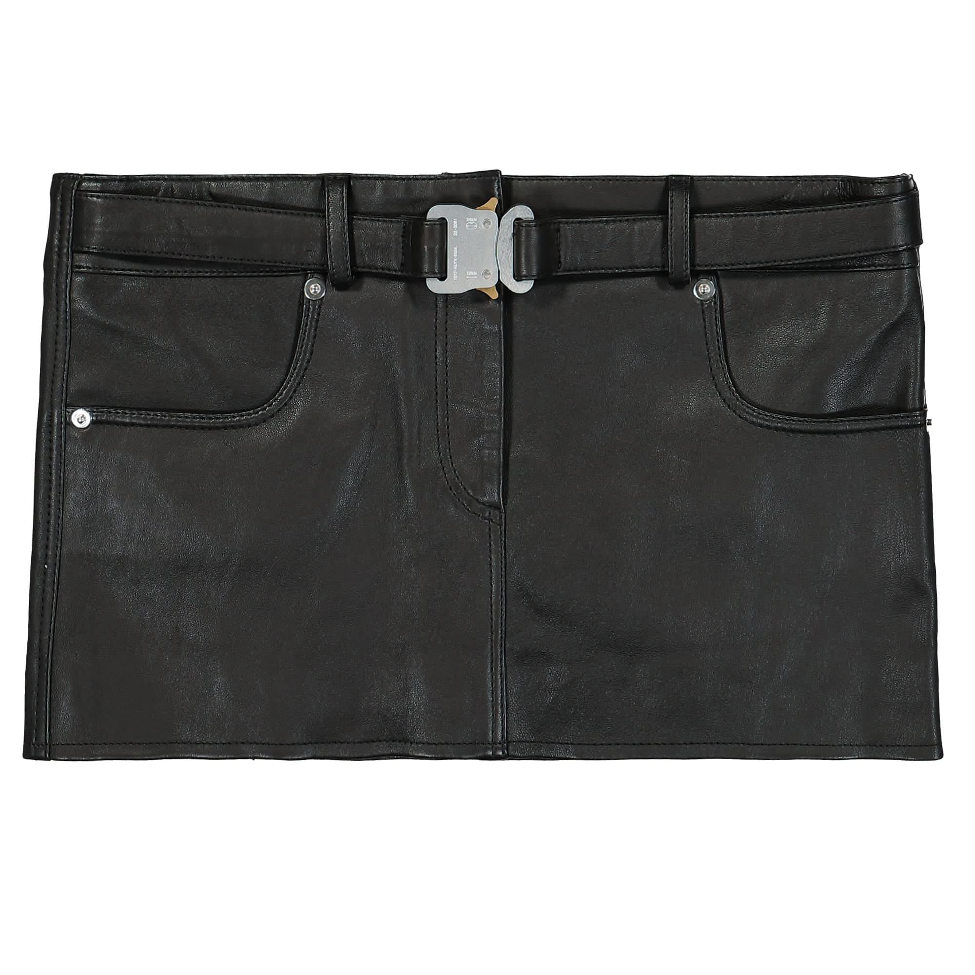1017 Alyx 9SM Leather Buckle Mini Skirt