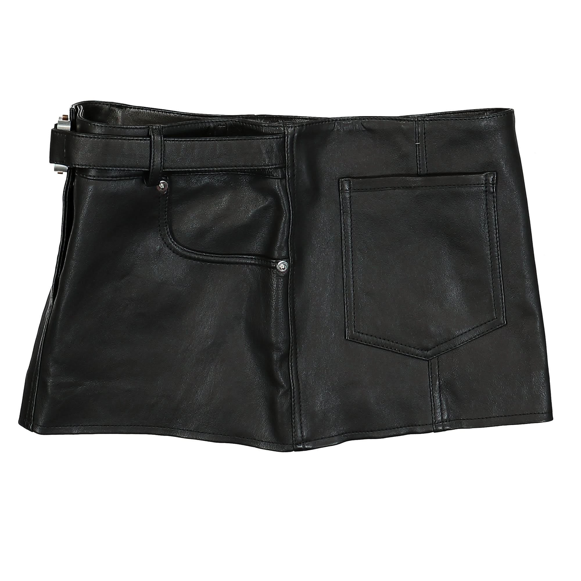 1017 Alyx 9SM Leather Buckle Mini Skirt