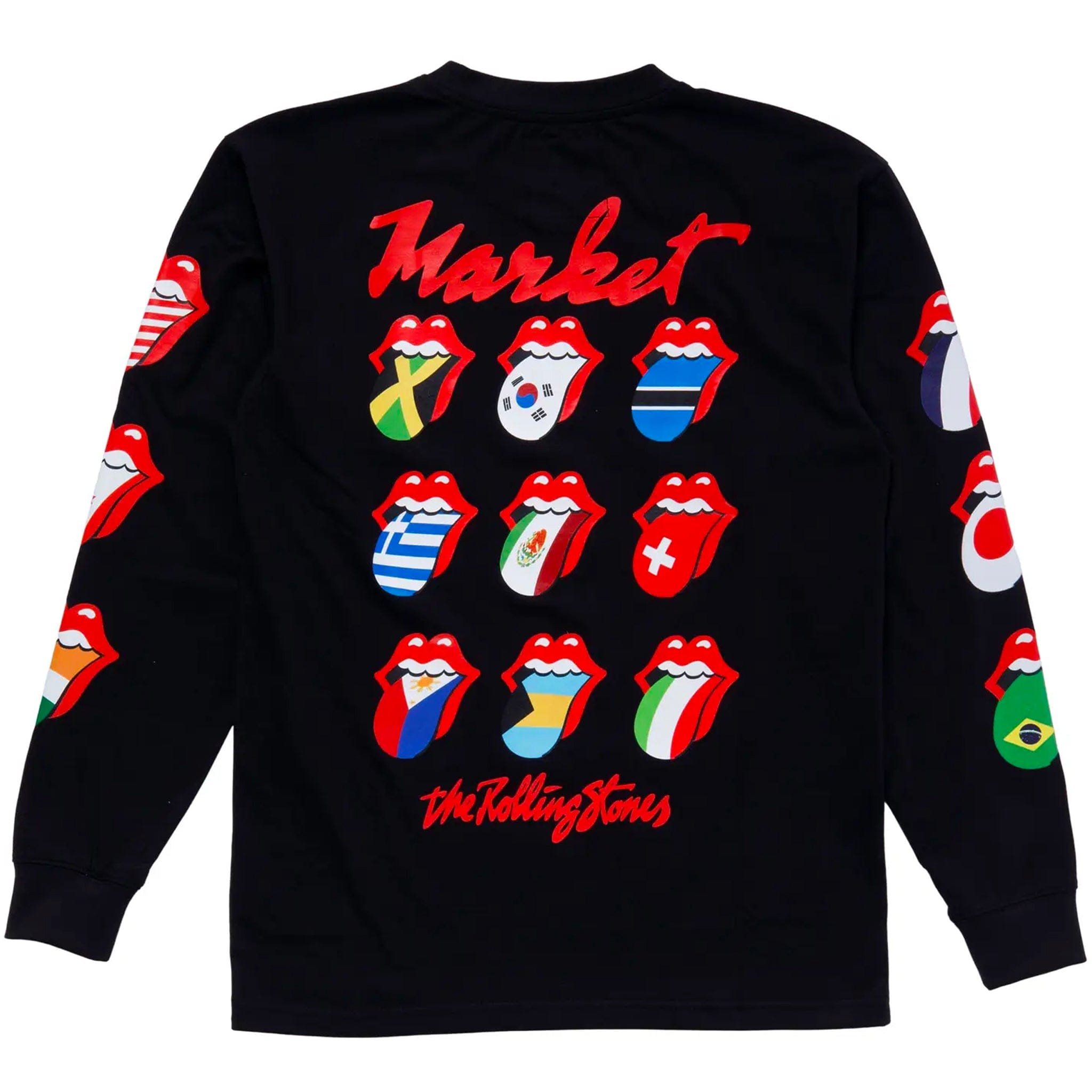 Market ROLLING STONES WORLD FLAG LS T-Shirt