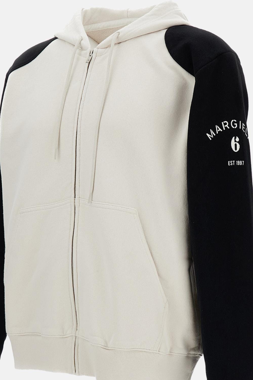 MM6 Maison Margiela FELPA CON ZIP