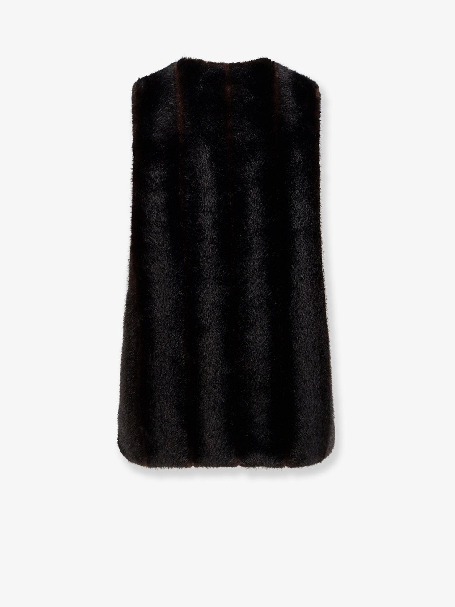 MM6 Maison Margiela Faux shearling short dress