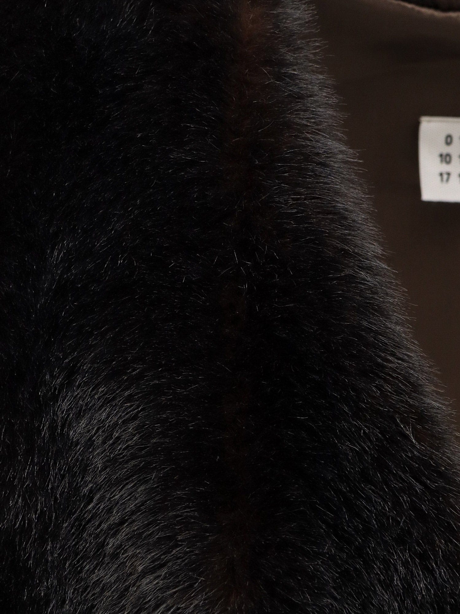 MM6 Maison Margiela Faux shearling short dress