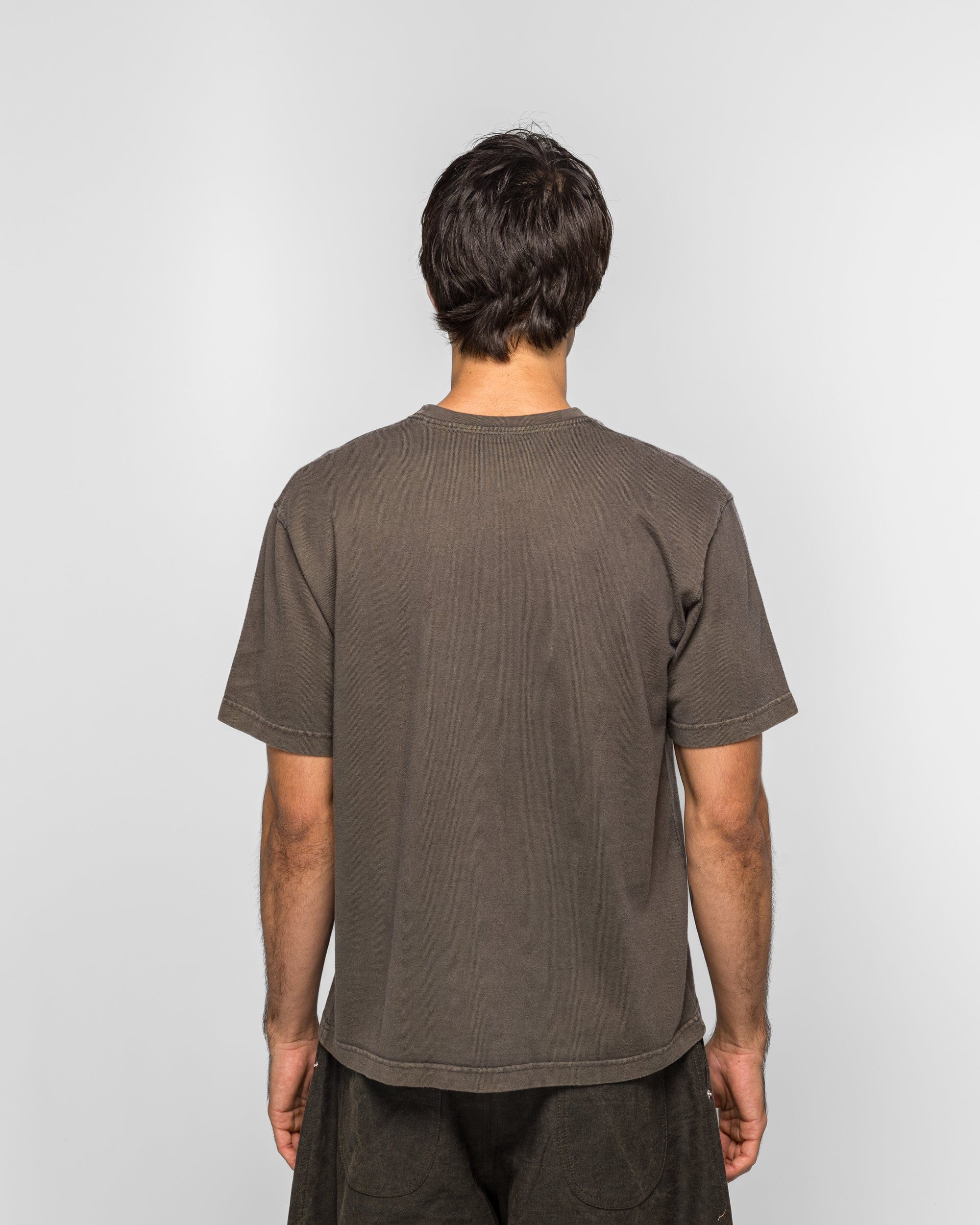 Song For The Mute Vintage SFTM / Academy T-Shirt - Overdye Brown Soft Roots Jersey
