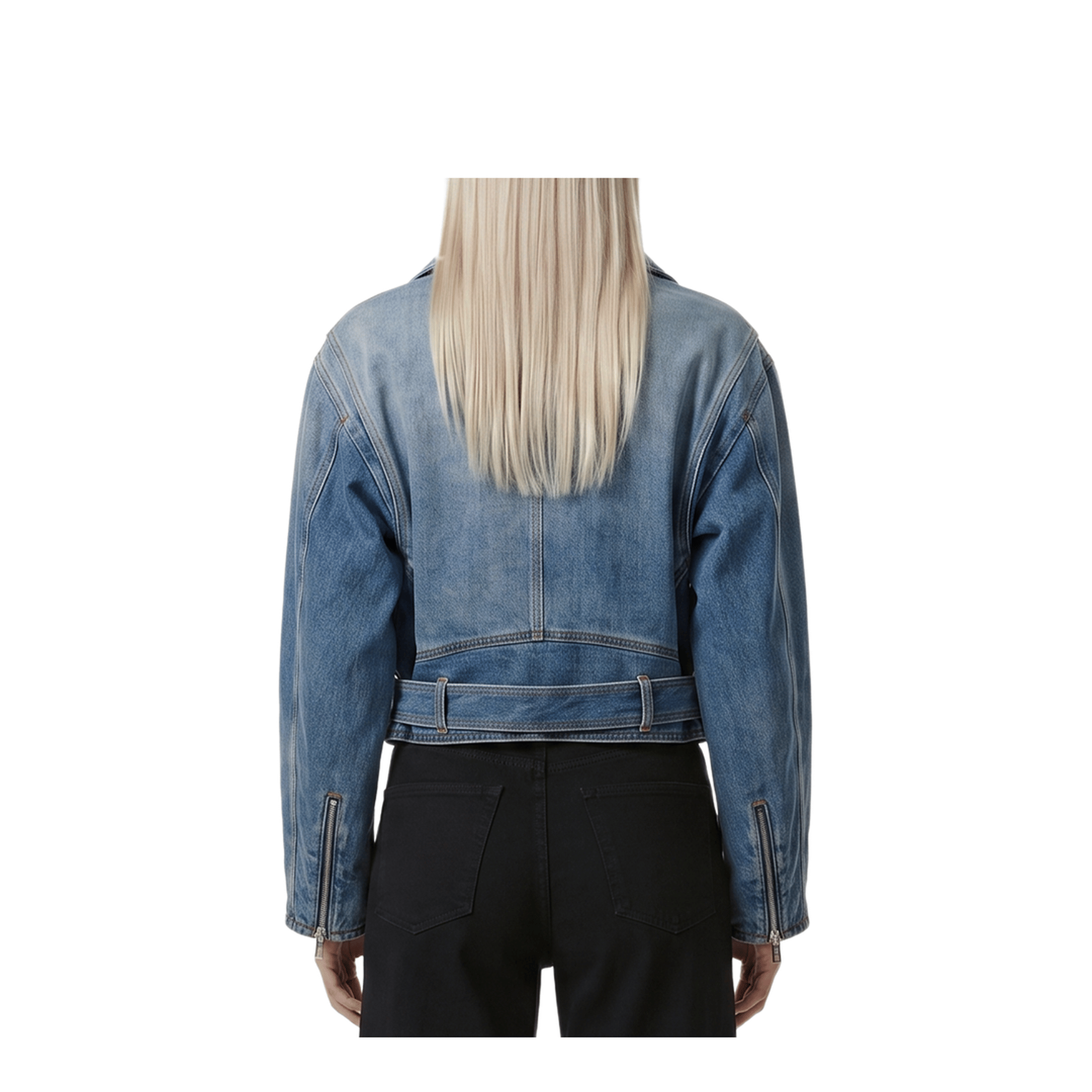 Alaia Reverse Denim Jacket