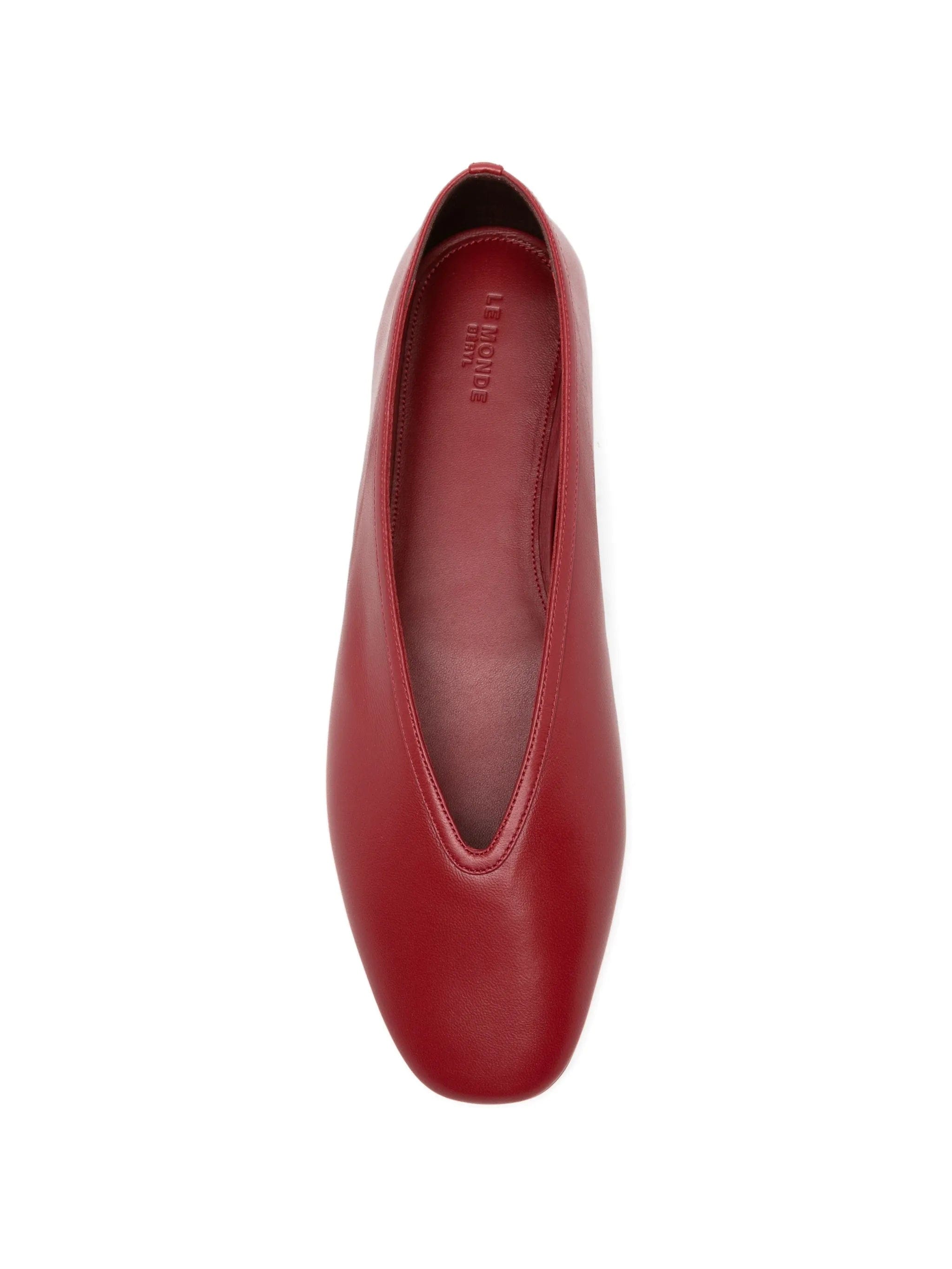 Le Monde Beryl Luna leather ballet flats