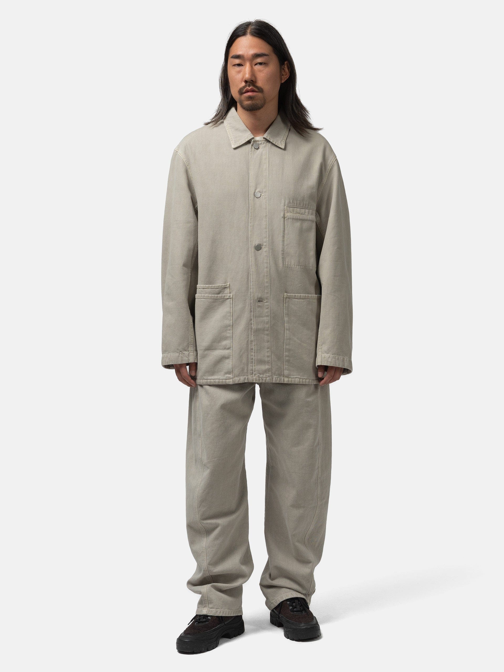 Lemaire Utility Overshirt Moonstone