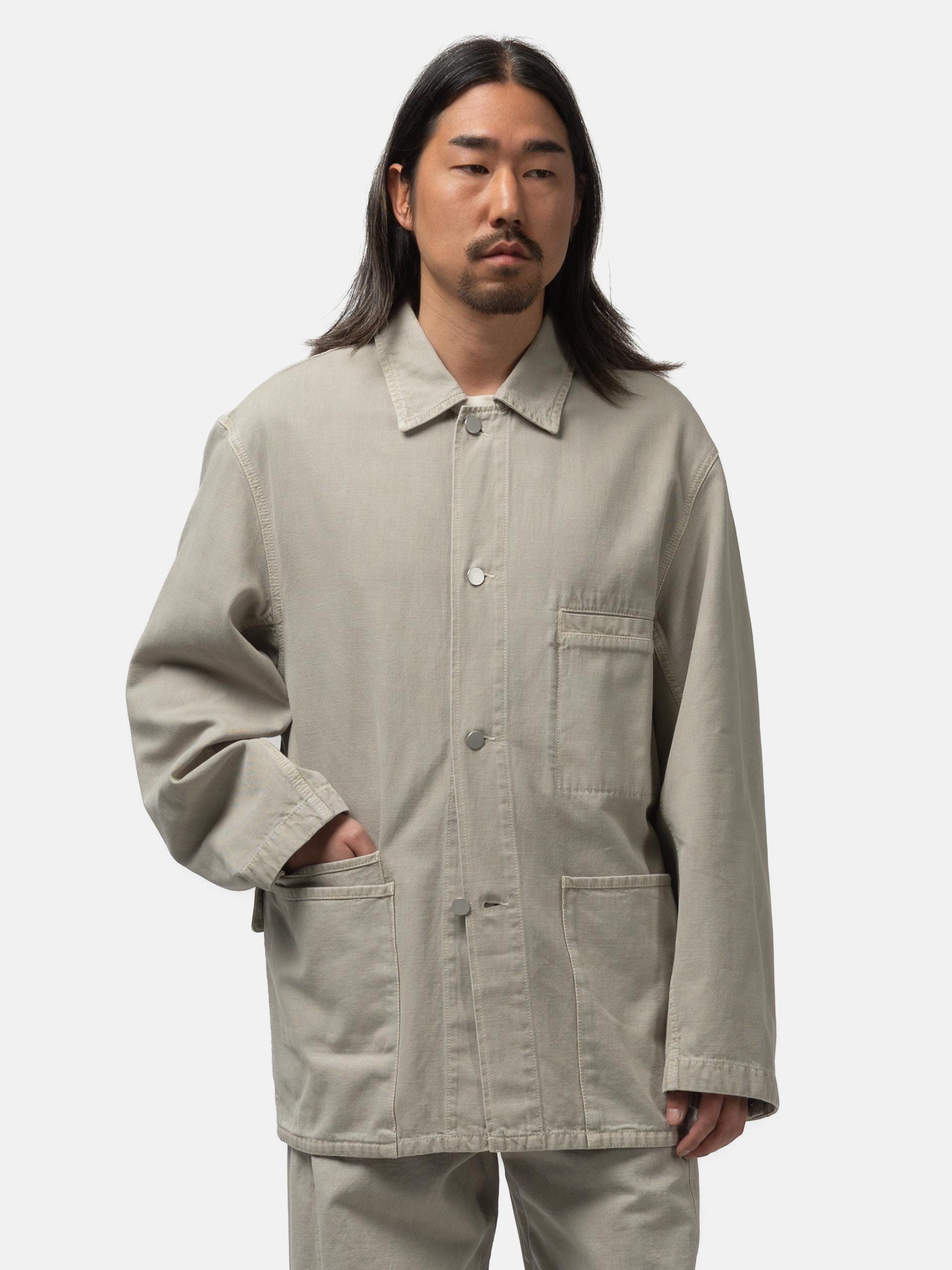 Lemaire Utility Overshirt Moonstone