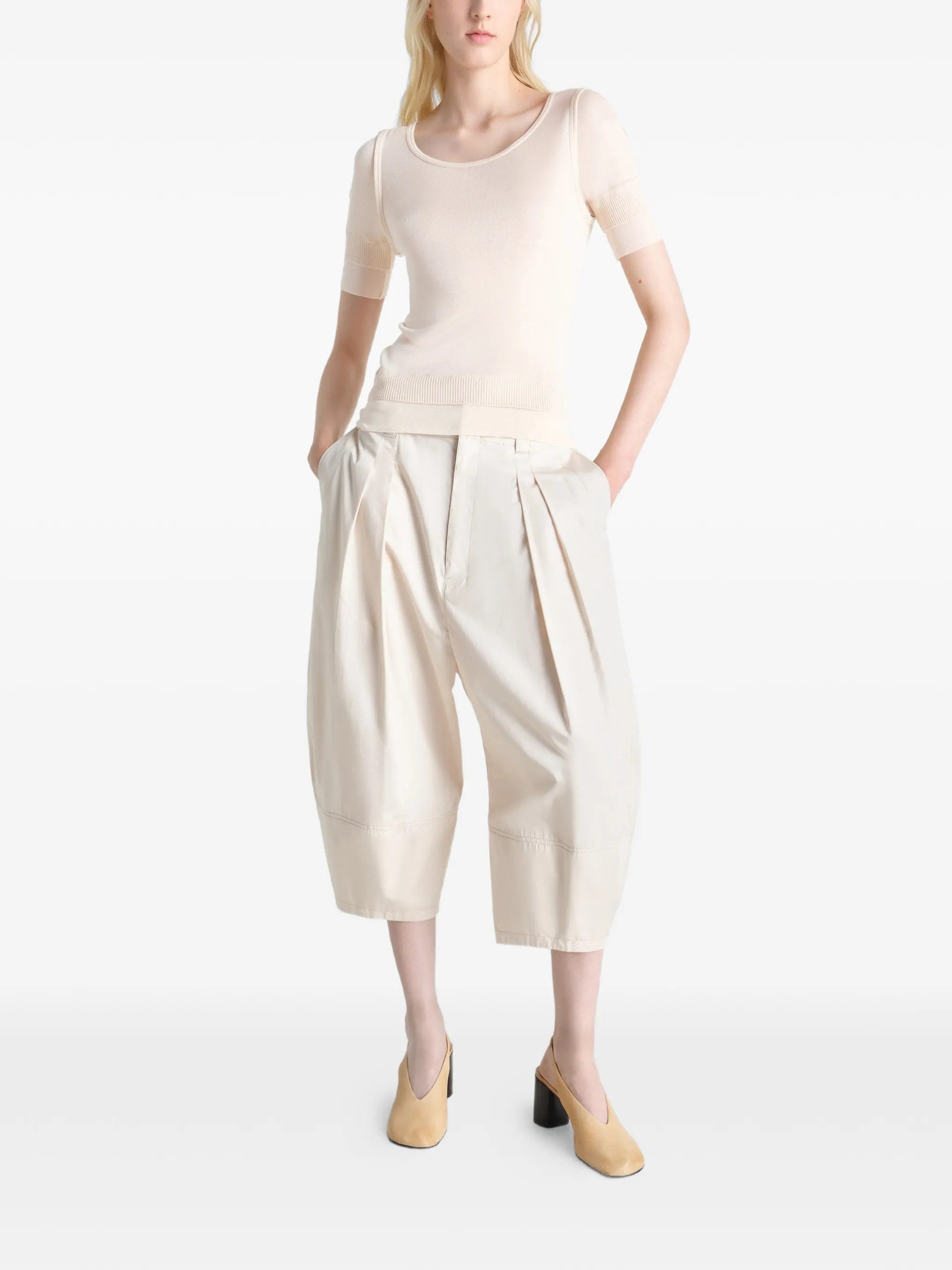 Lemaire Trompe L'oeil short - sleeve T - shirt