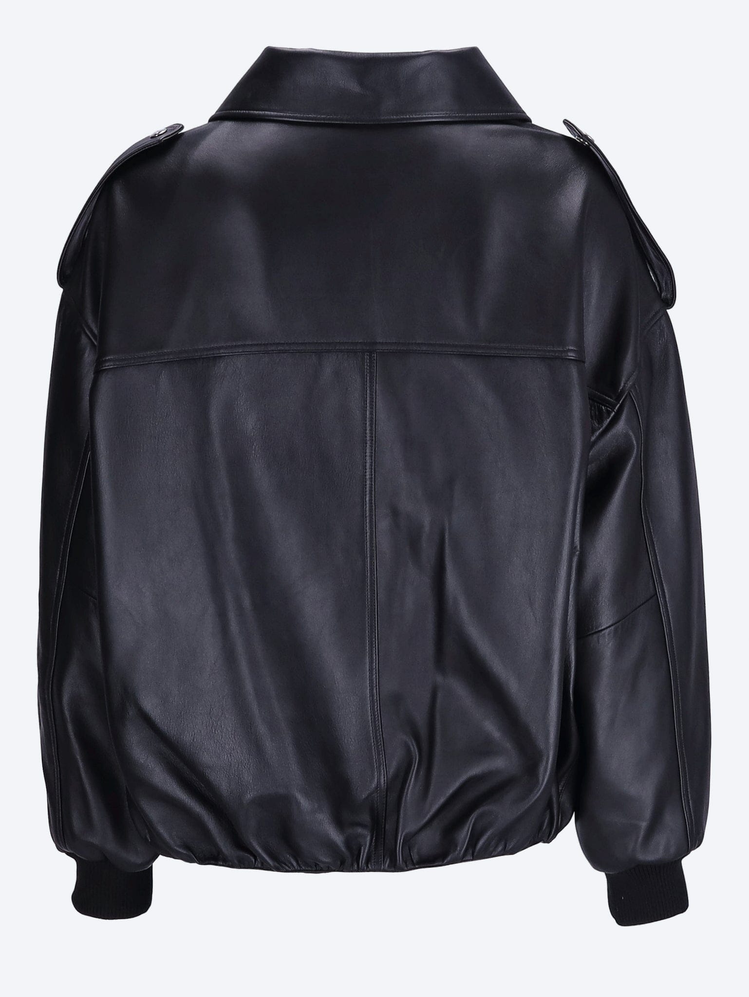 Halfboy Smooth leather bomber jacket