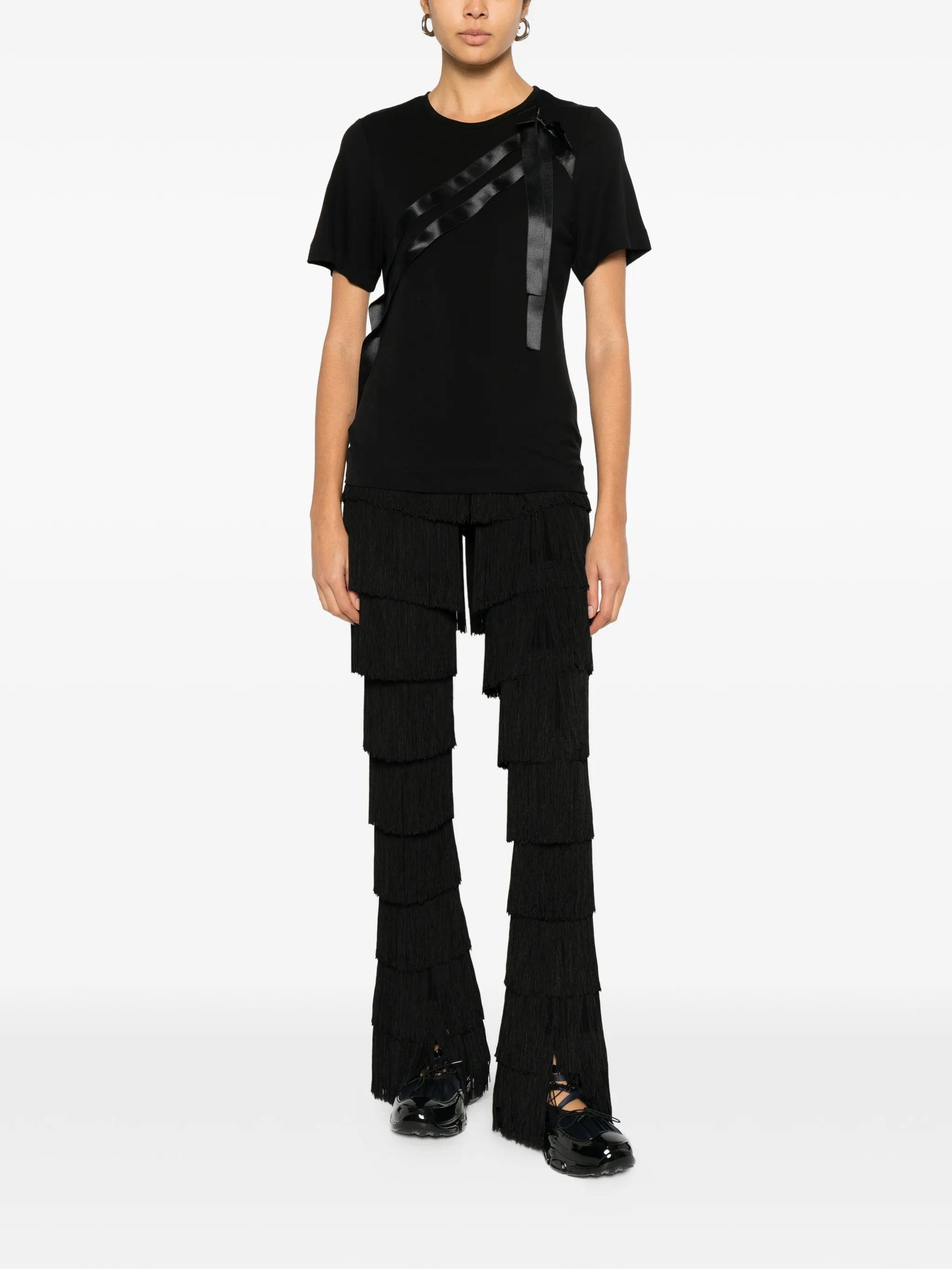 Simone Rocha bow sash T - shirt
