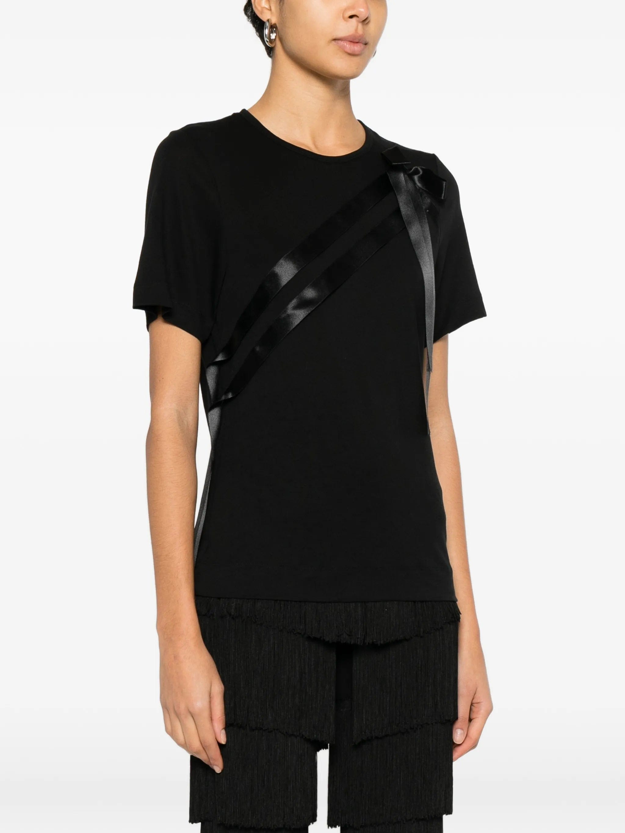 Simone Rocha bow sash T - shirt