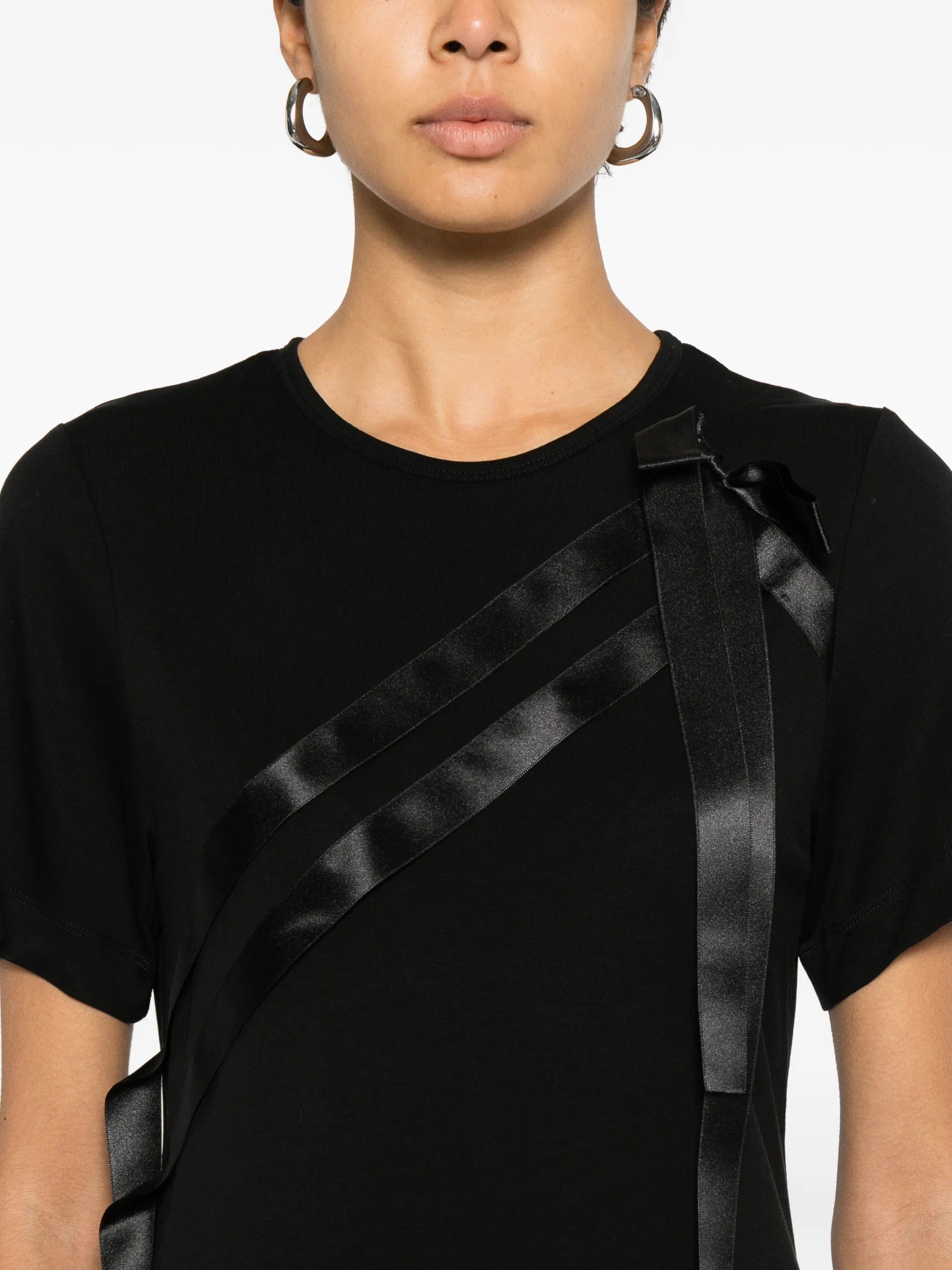 Simone Rocha bow sash T - shirt