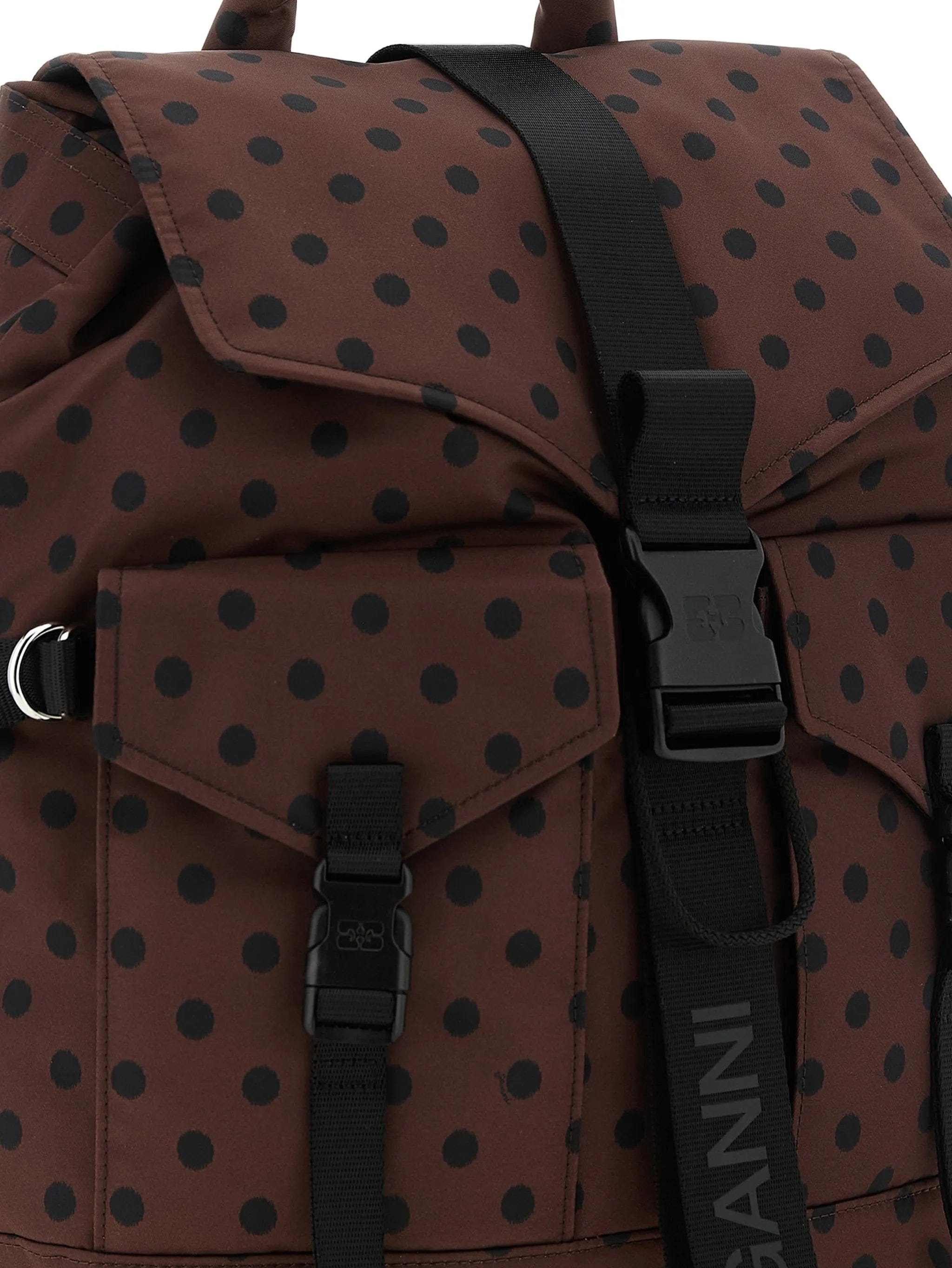 GANNI polka - dot backpack