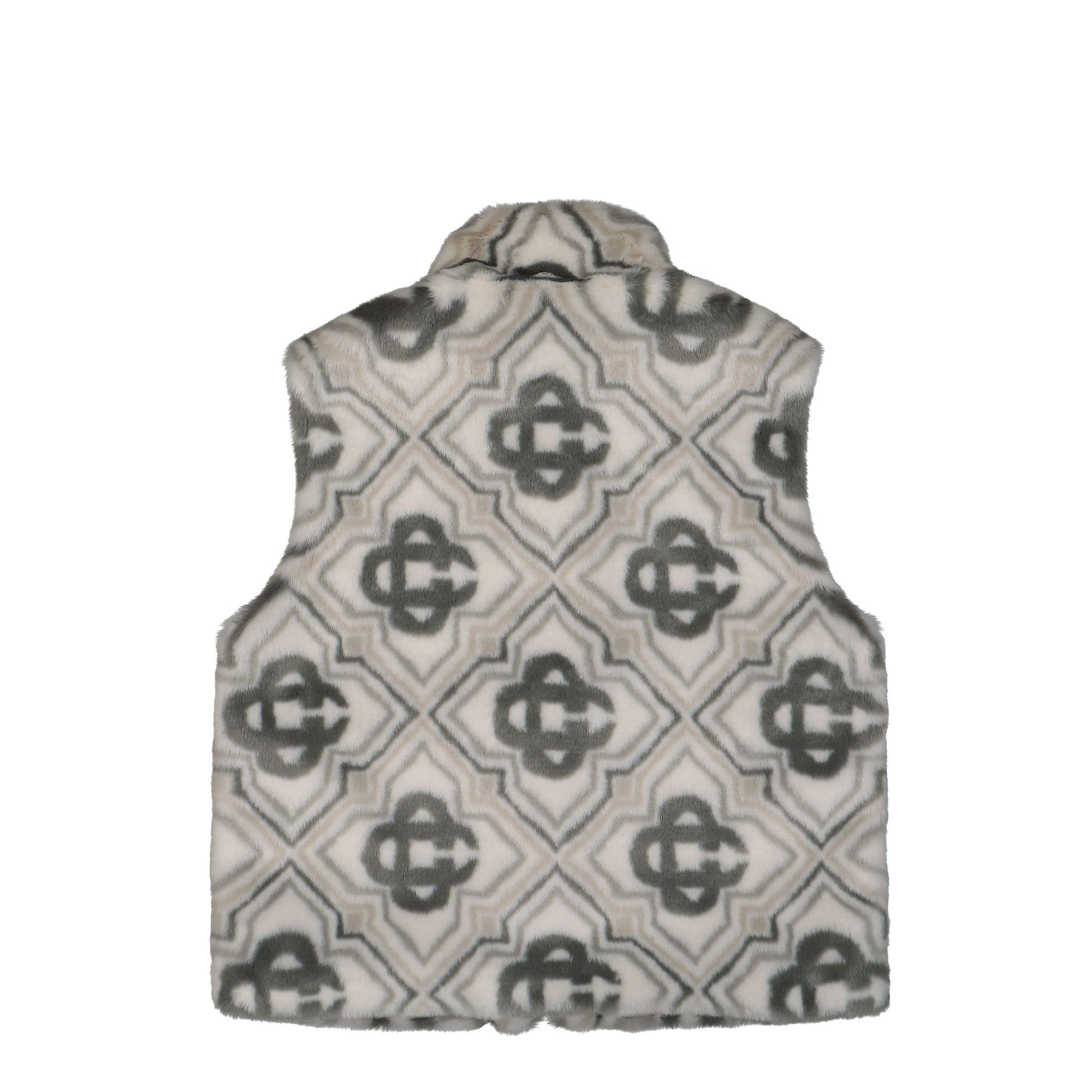 Casablanca Faux Fur Monogram Gilet