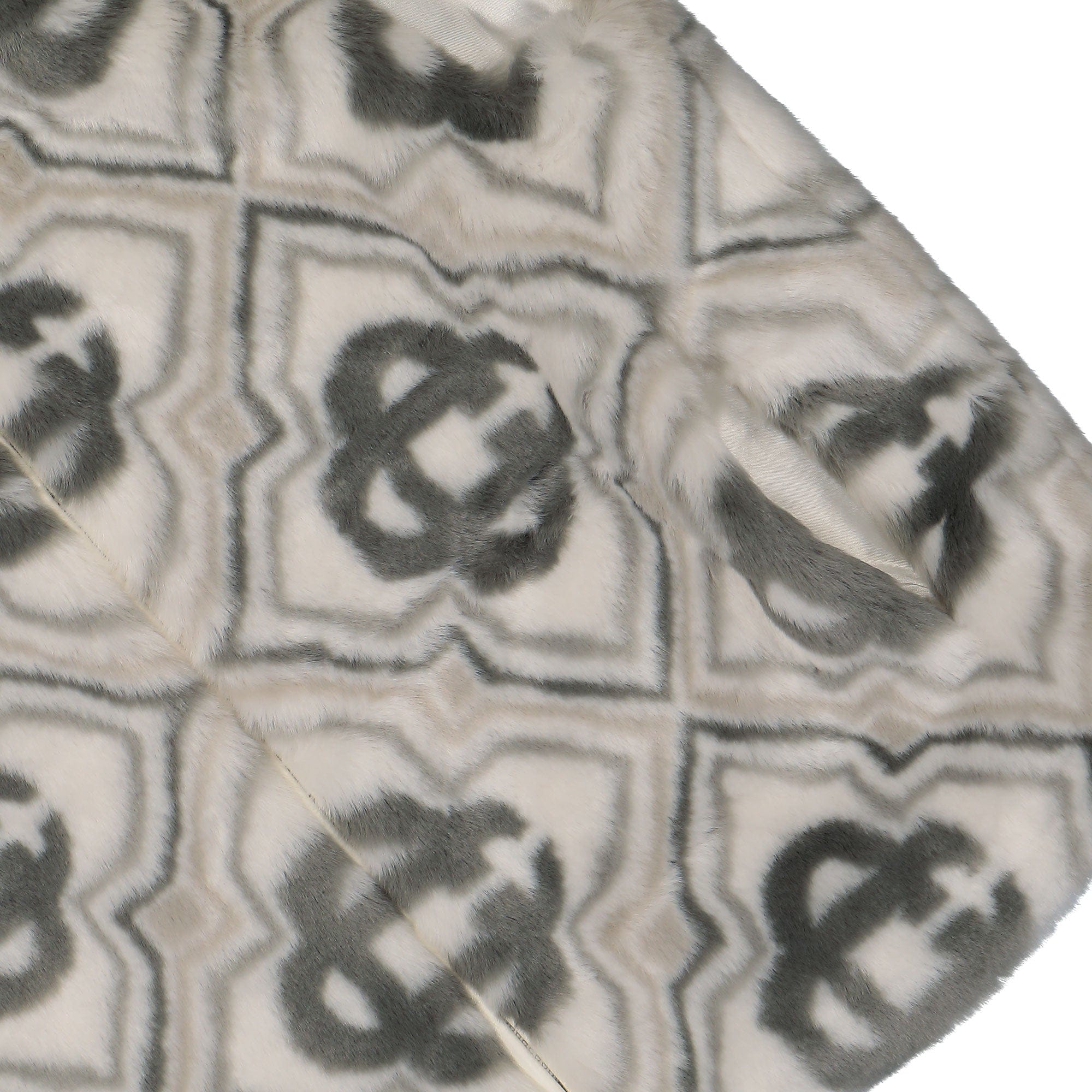 Casablanca Faux Fur Monogram Gilet