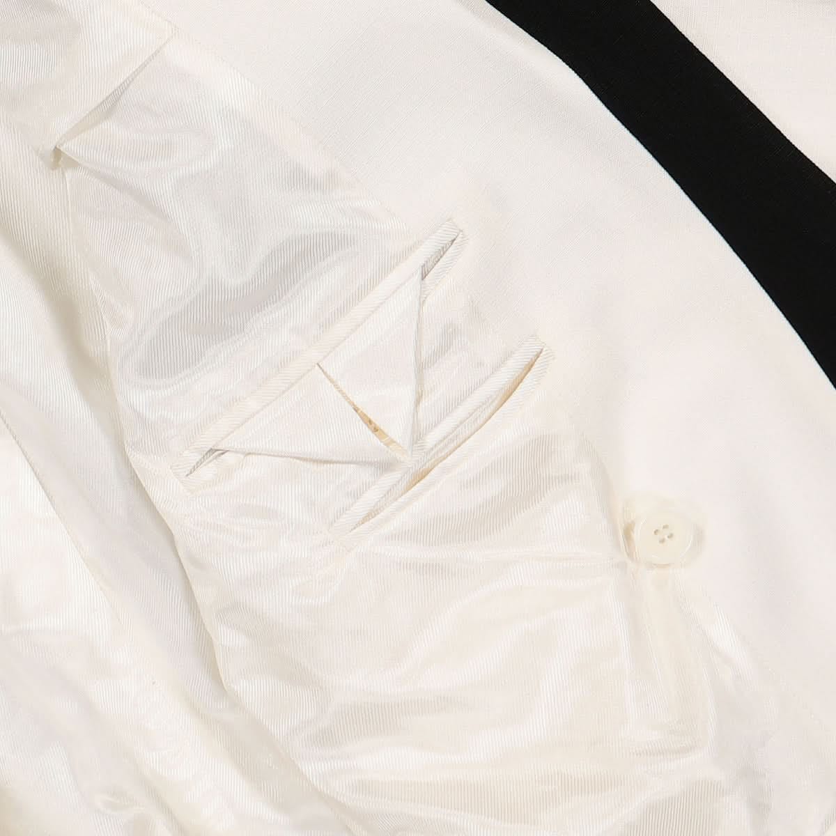 Casablanca Contrast Lapel Double Breasted Blazer