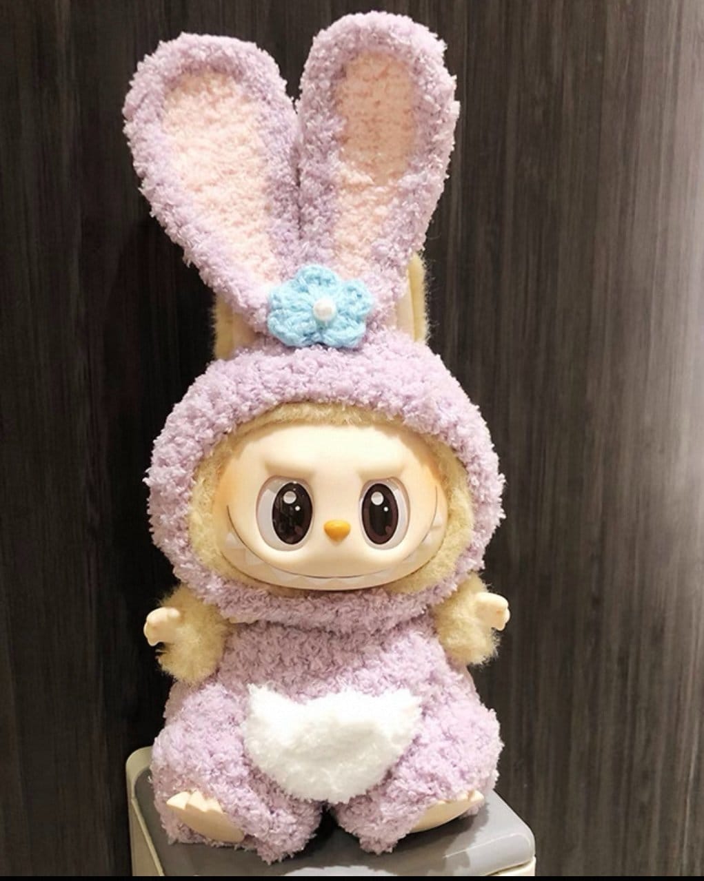 Bigcarrot Purple Bunny - Labubu Clothes for Have a Seat