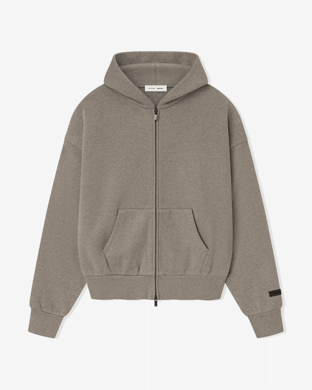 FOG ESSENTIALS SS25 CLASSIC FULL ZIP UP HOODIE HOMESTEAD HEATHER