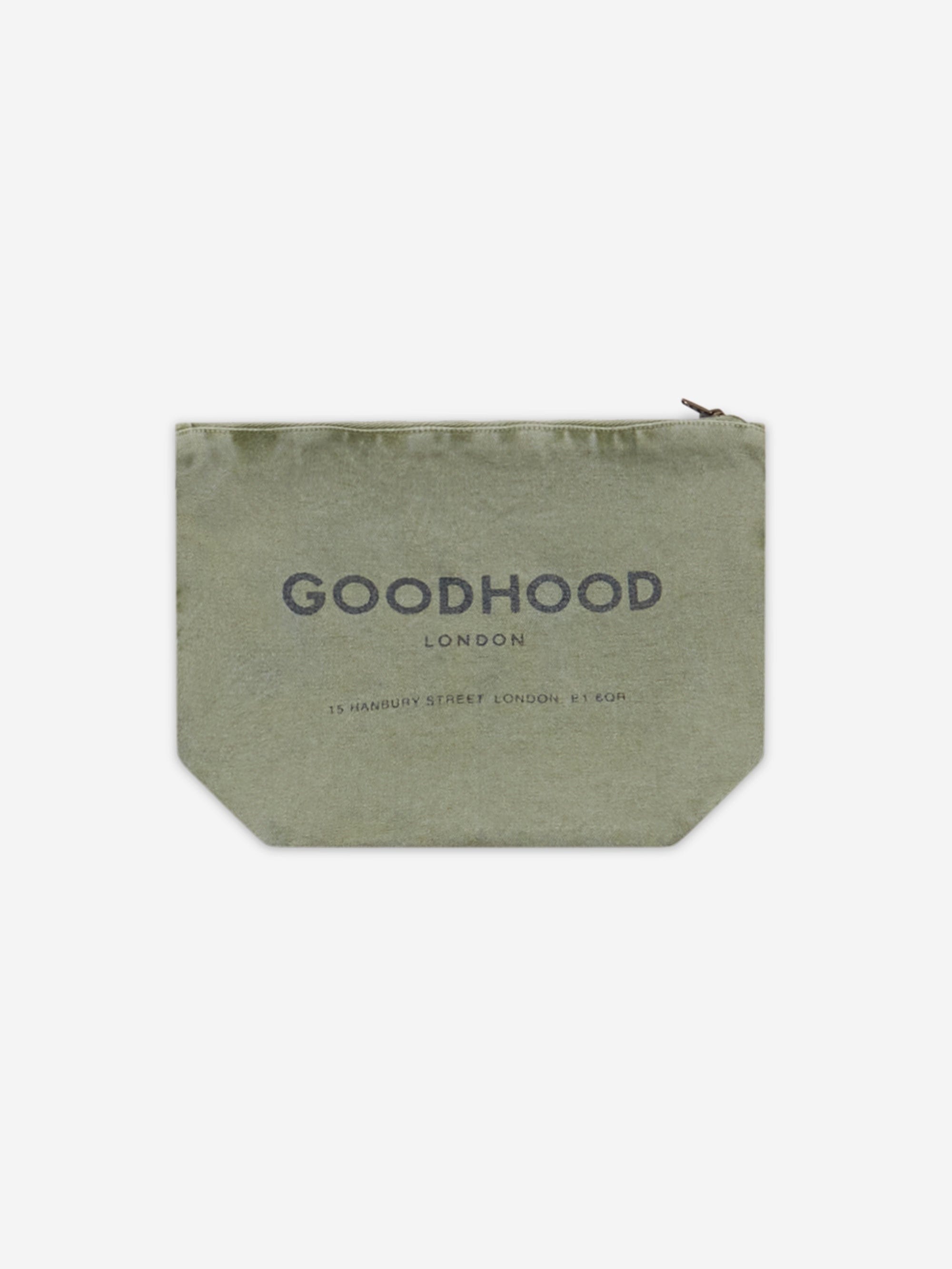 Goodhood London Zip Pouch - Olive