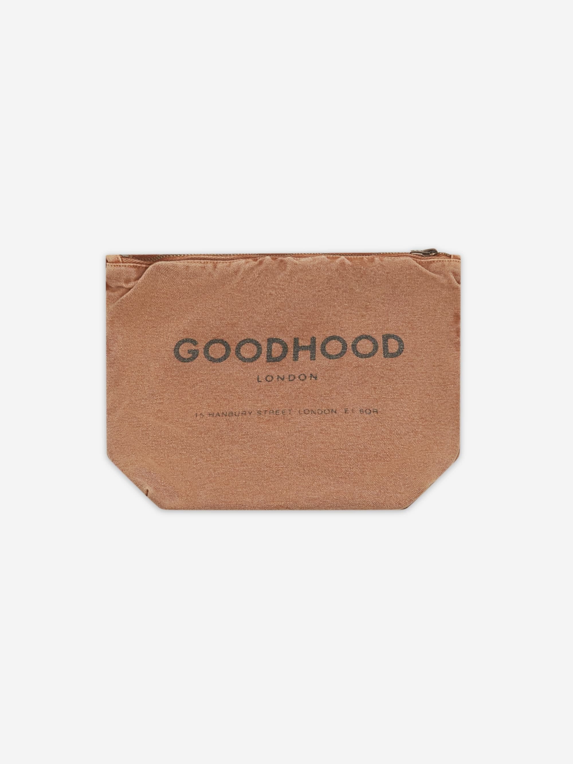 Goodhood London Zip Pouch - Brown