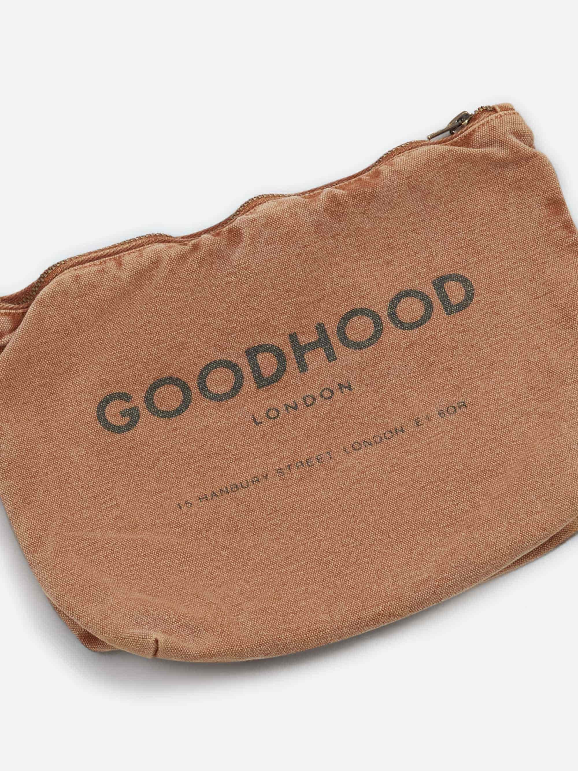 Goodhood London Zip Pouch - Brown