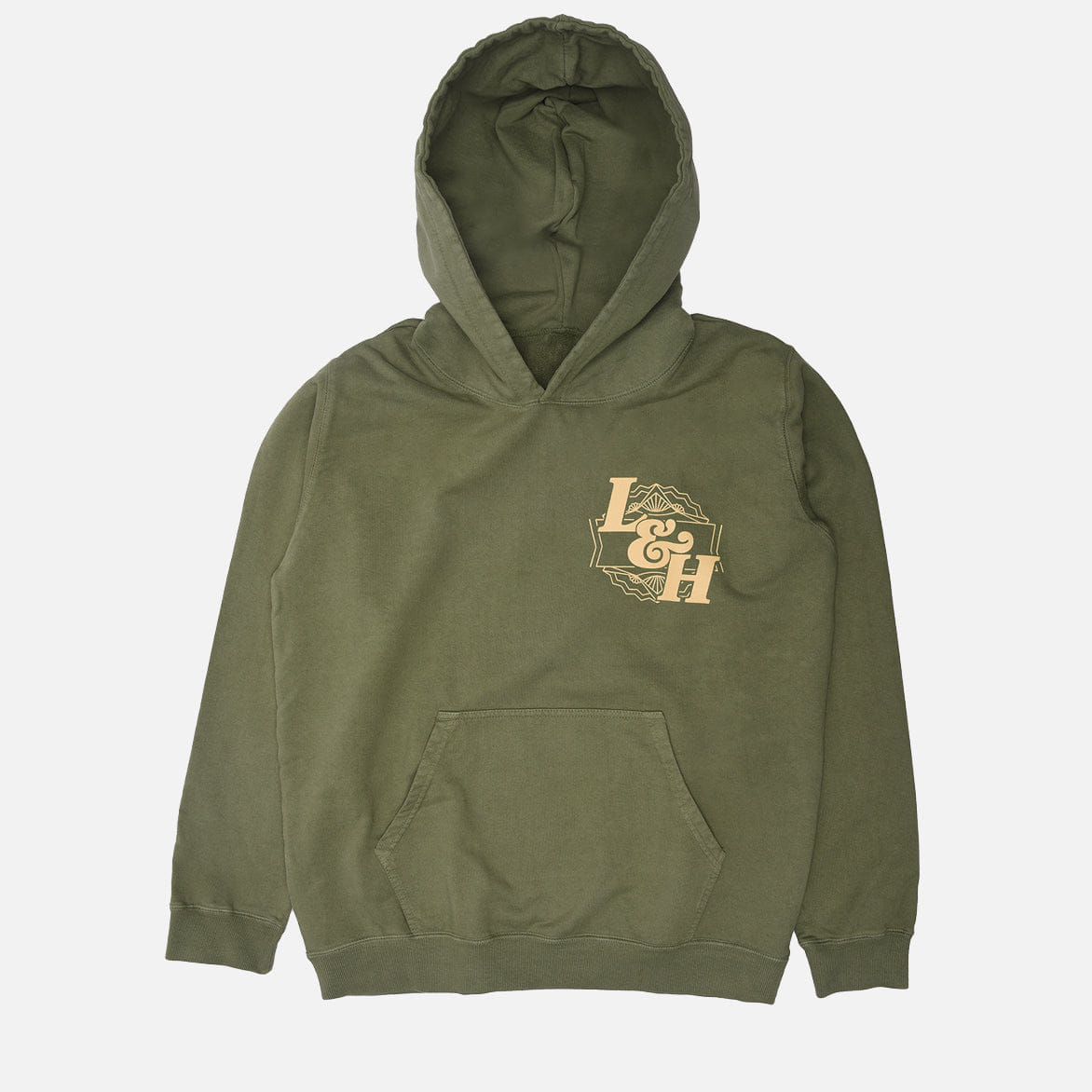 Lapstone & Hammer STANDARD ISSUE FOR LAPSTONE HOODIE BROCCOLI