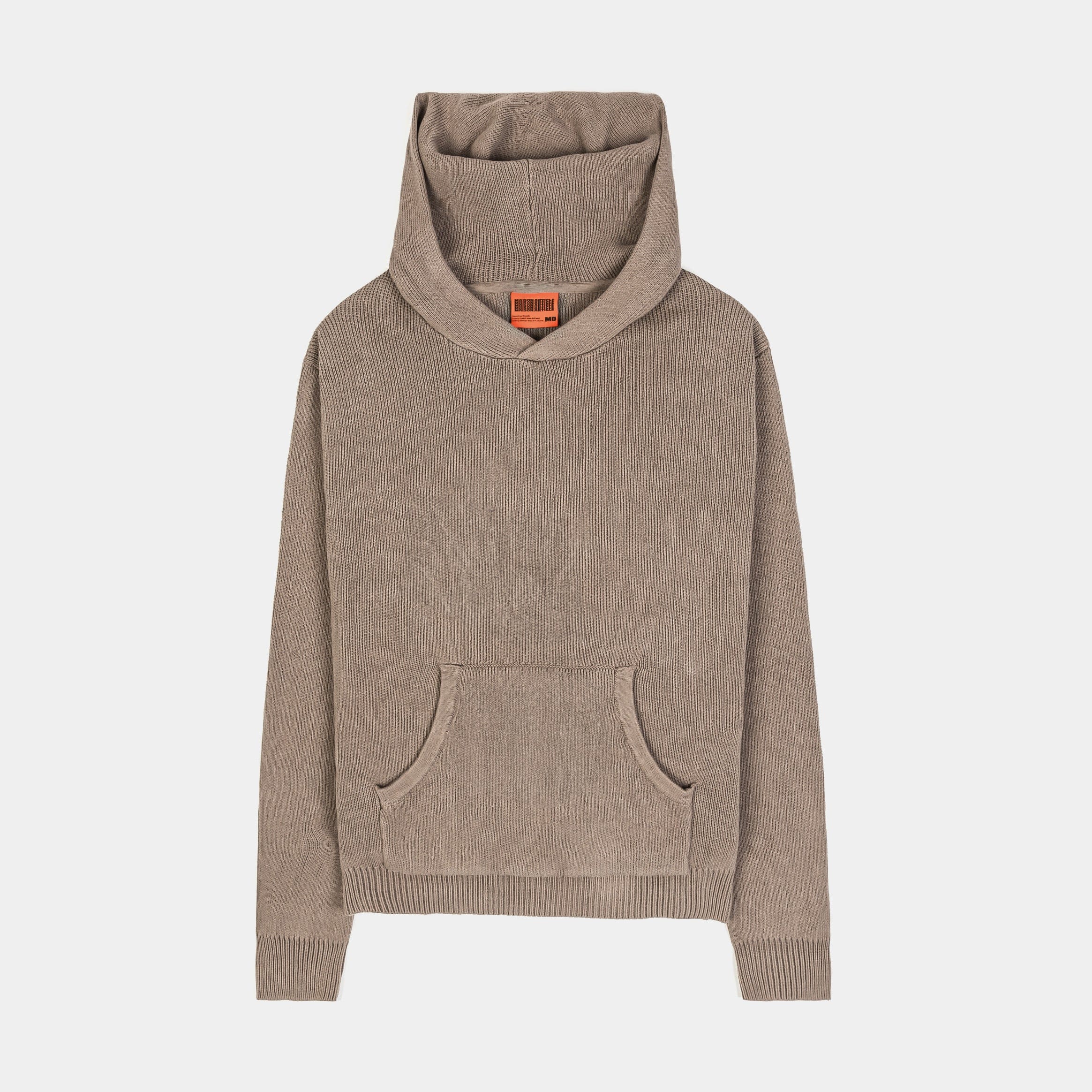 Maison Article Knit Pullover Mens Hoodie (Taupe)