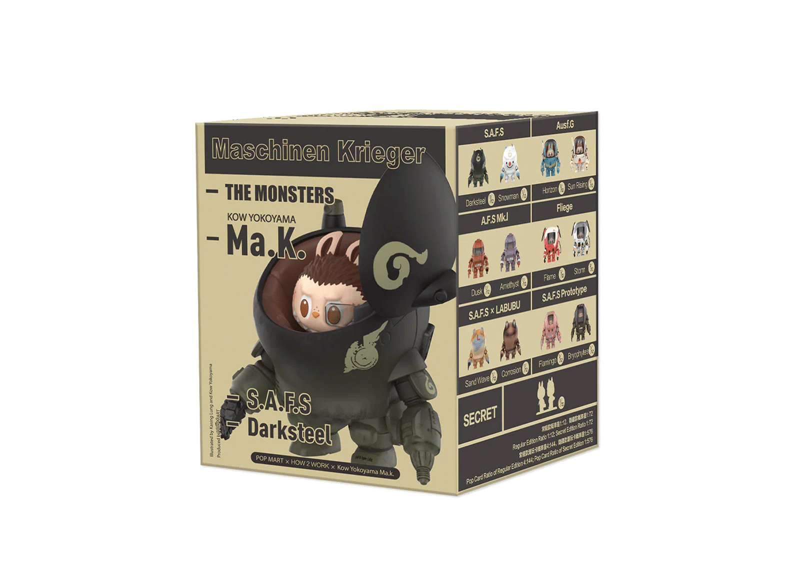 Pop Mart (labubu) The Monsters x Kow Yokoyama MA.K.Series Figure Single Blind Box