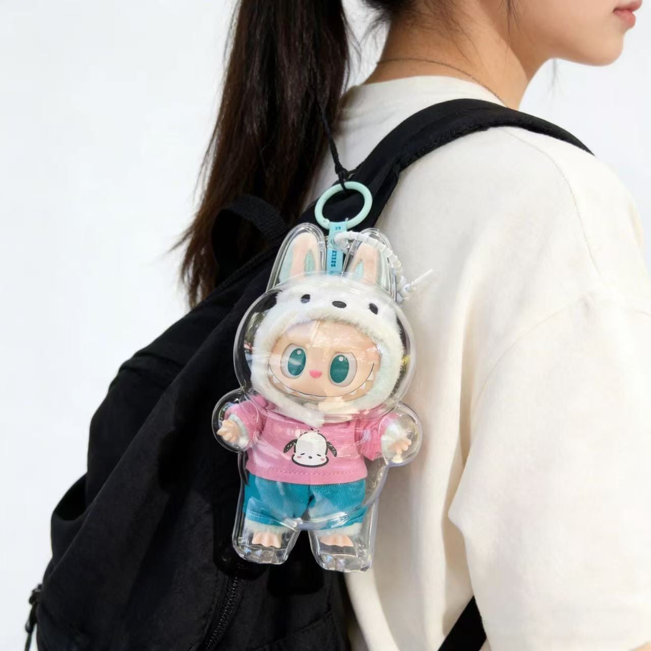 Hello Kitty Acrylic Protector for Labubu × Hello Kitty and Friends Series