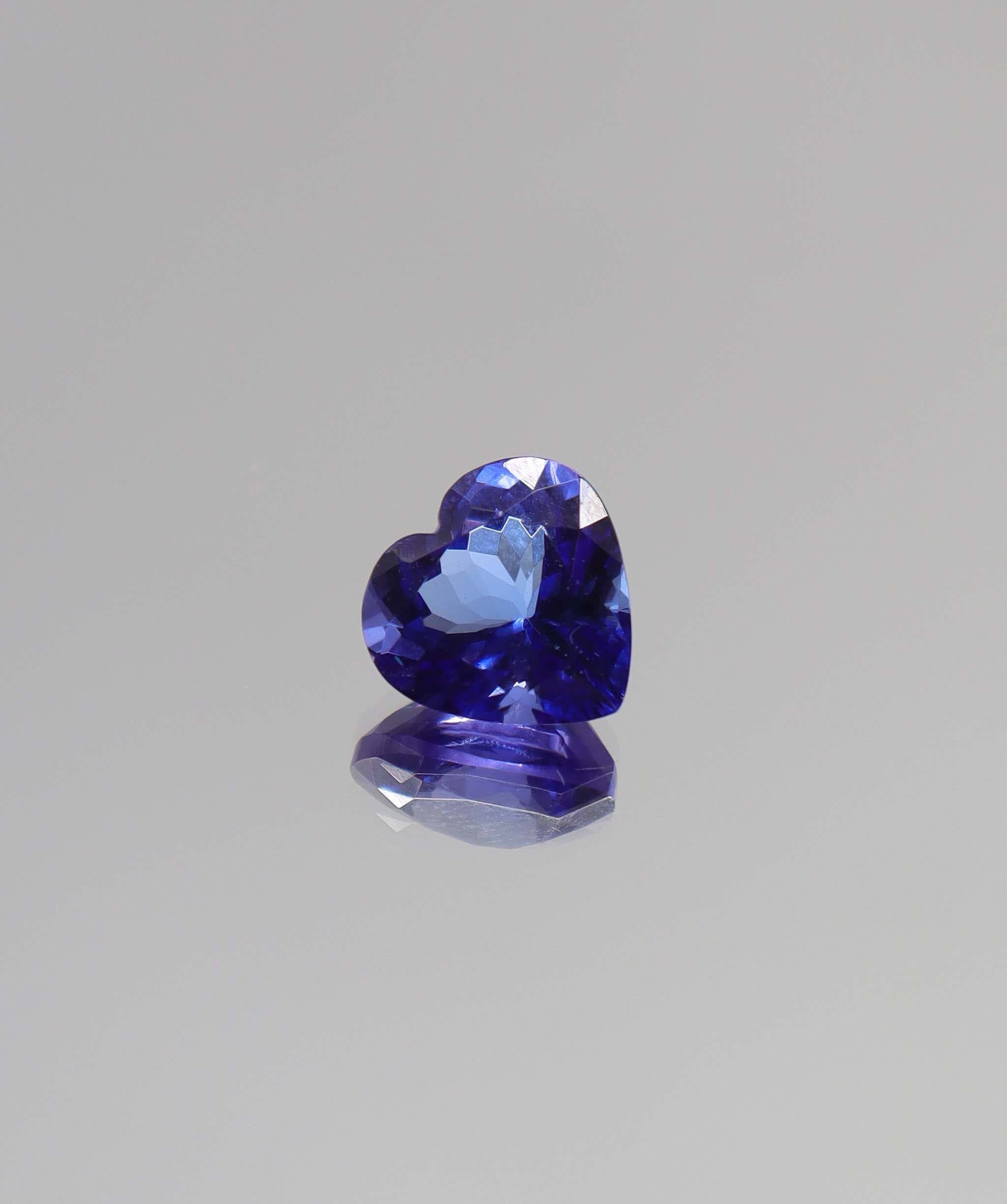 Luxury Promise 4.34ct Tanzanite Heart DXBCS2655