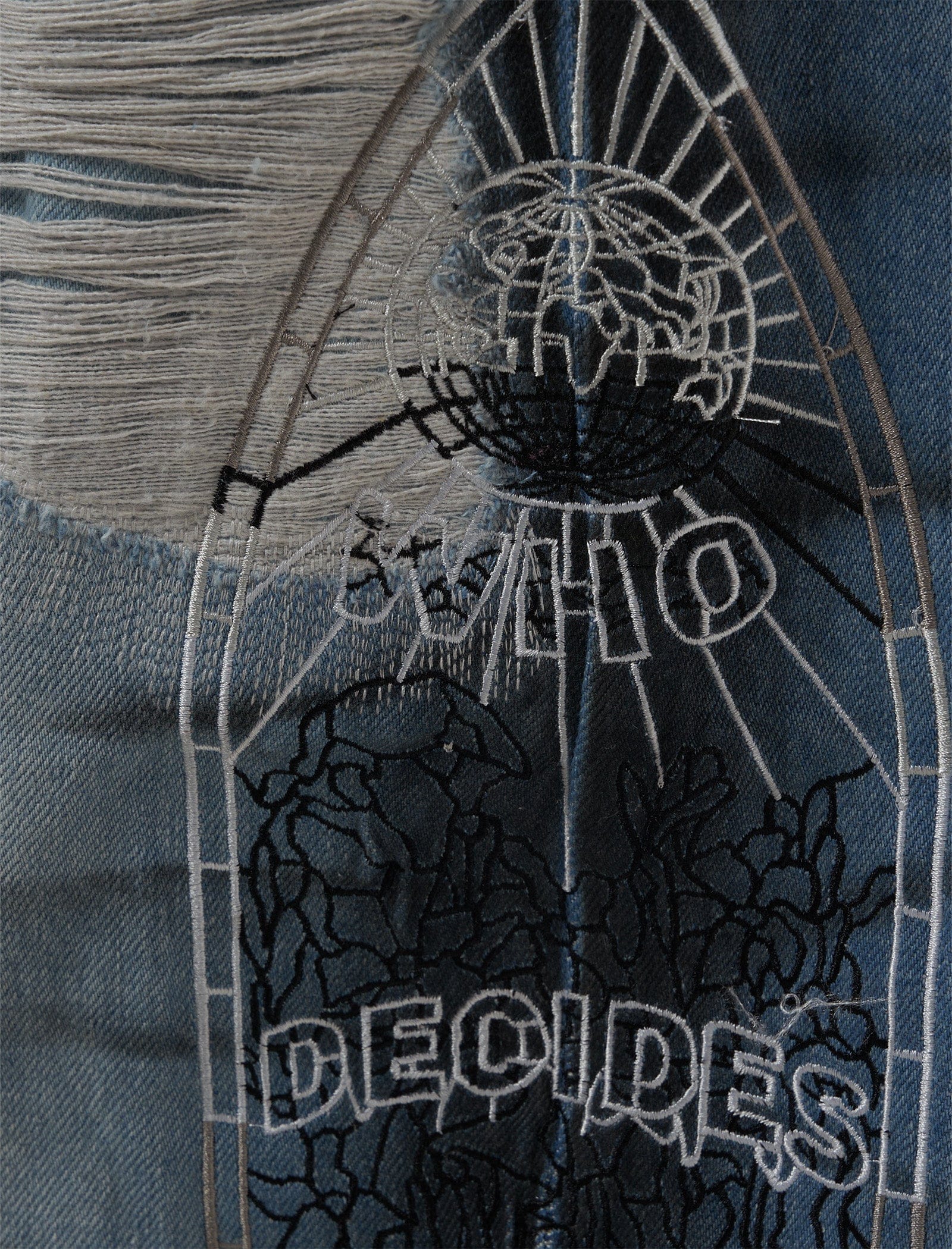 WHO Decides WAR WOMEN'S NOIR STRIPE DENIM