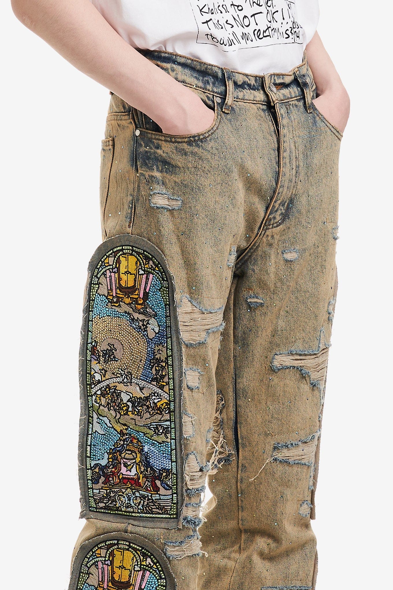WHO Decides WAR UNFURLED DENIM PANT
